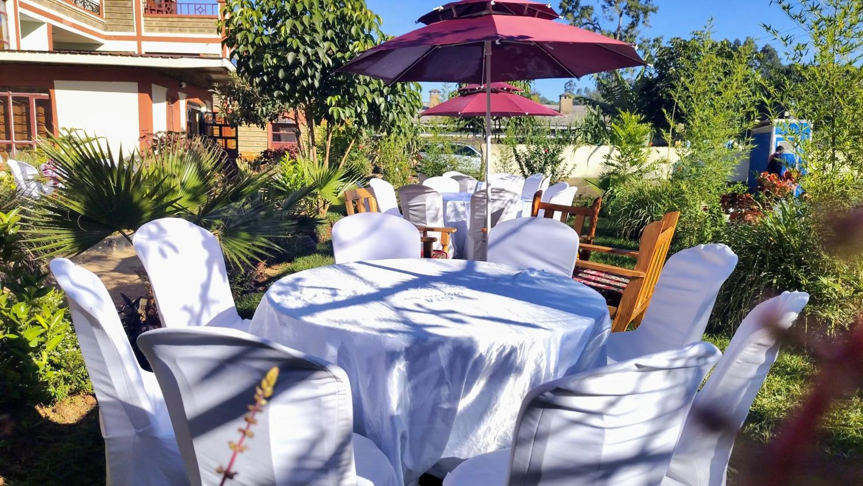Garden view in Kusi Hotel Kakamega