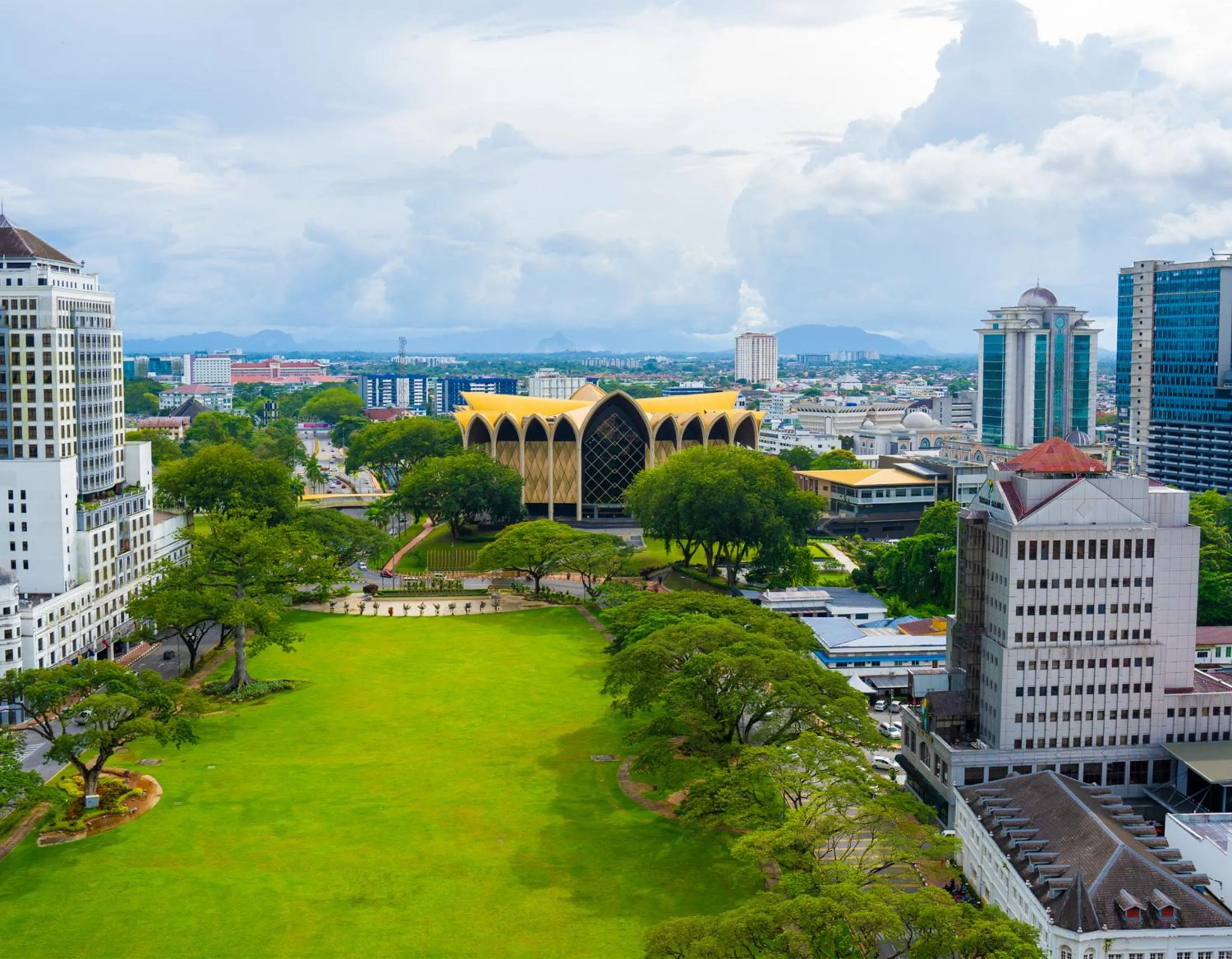 City view in The Waterfront Hotel Kuching