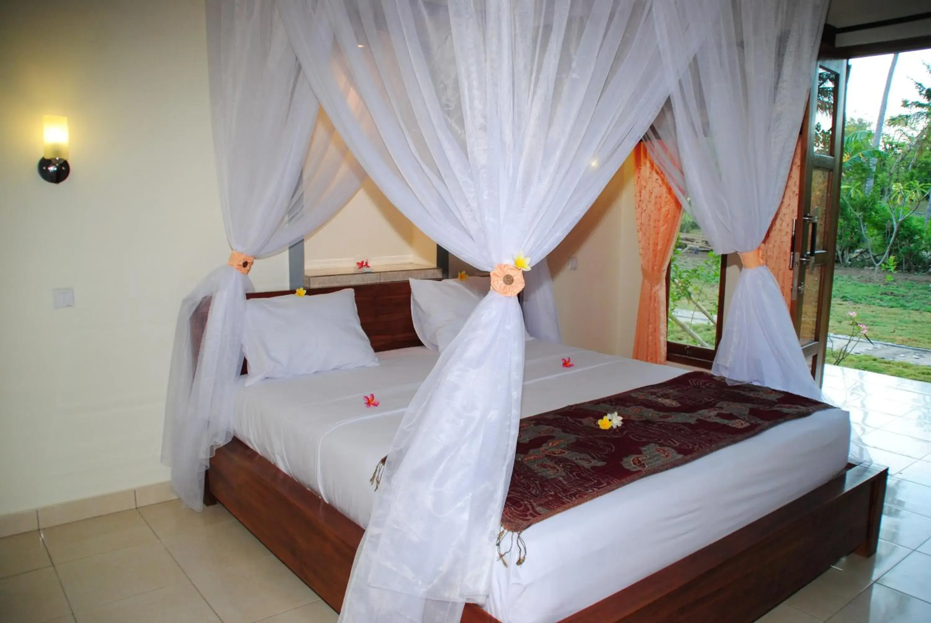 Standard Double Room with Air Conditioner in Tiara Homestay Pemuteran Bali Standard Double Room with Air Conditioner in Tiara Homestay Pemuteran Bali