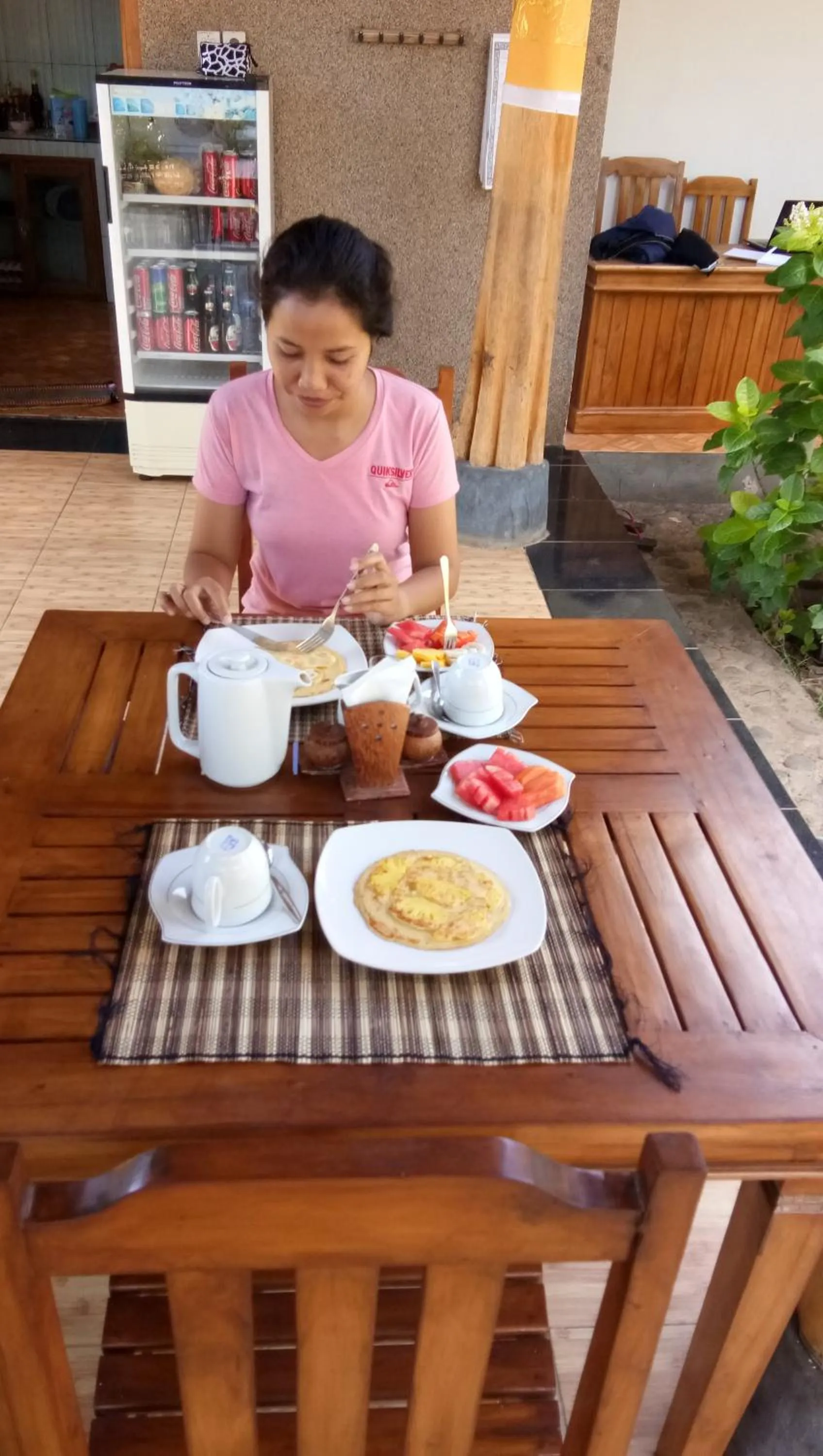 Asian breakfast in Tiara Homestay Pemuteran Bali