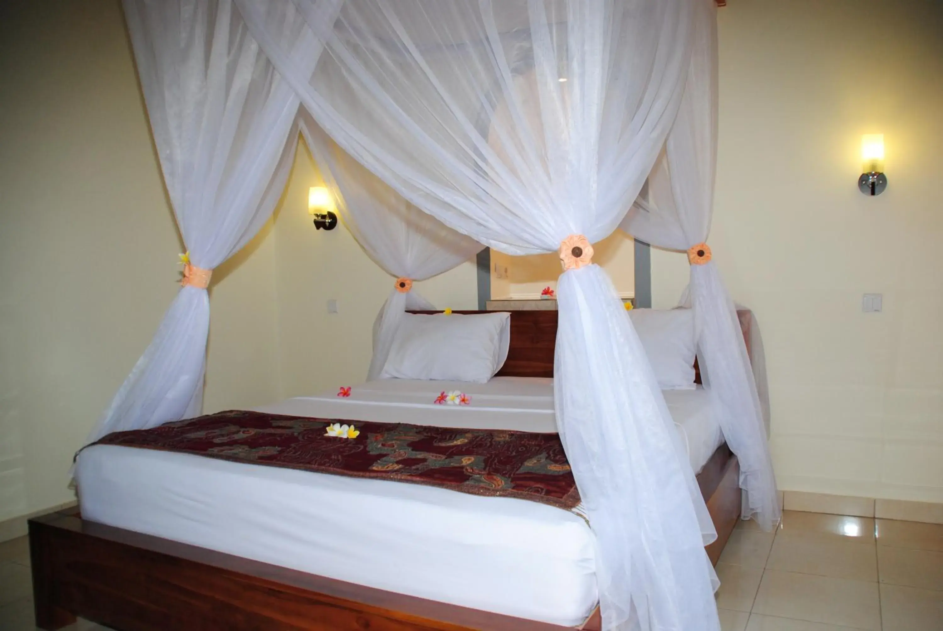 Standard Double Room with Air Conditioner in Tiara Homestay Pemuteran Bali Standard Double Room with Air Conditioner in Tiara Homestay Pemuteran Bali