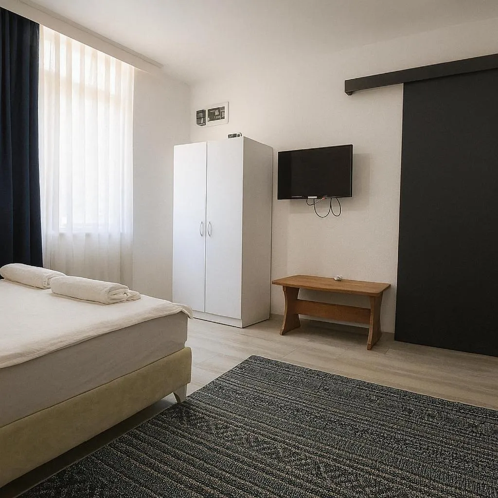 Bed in Hillside Apart House