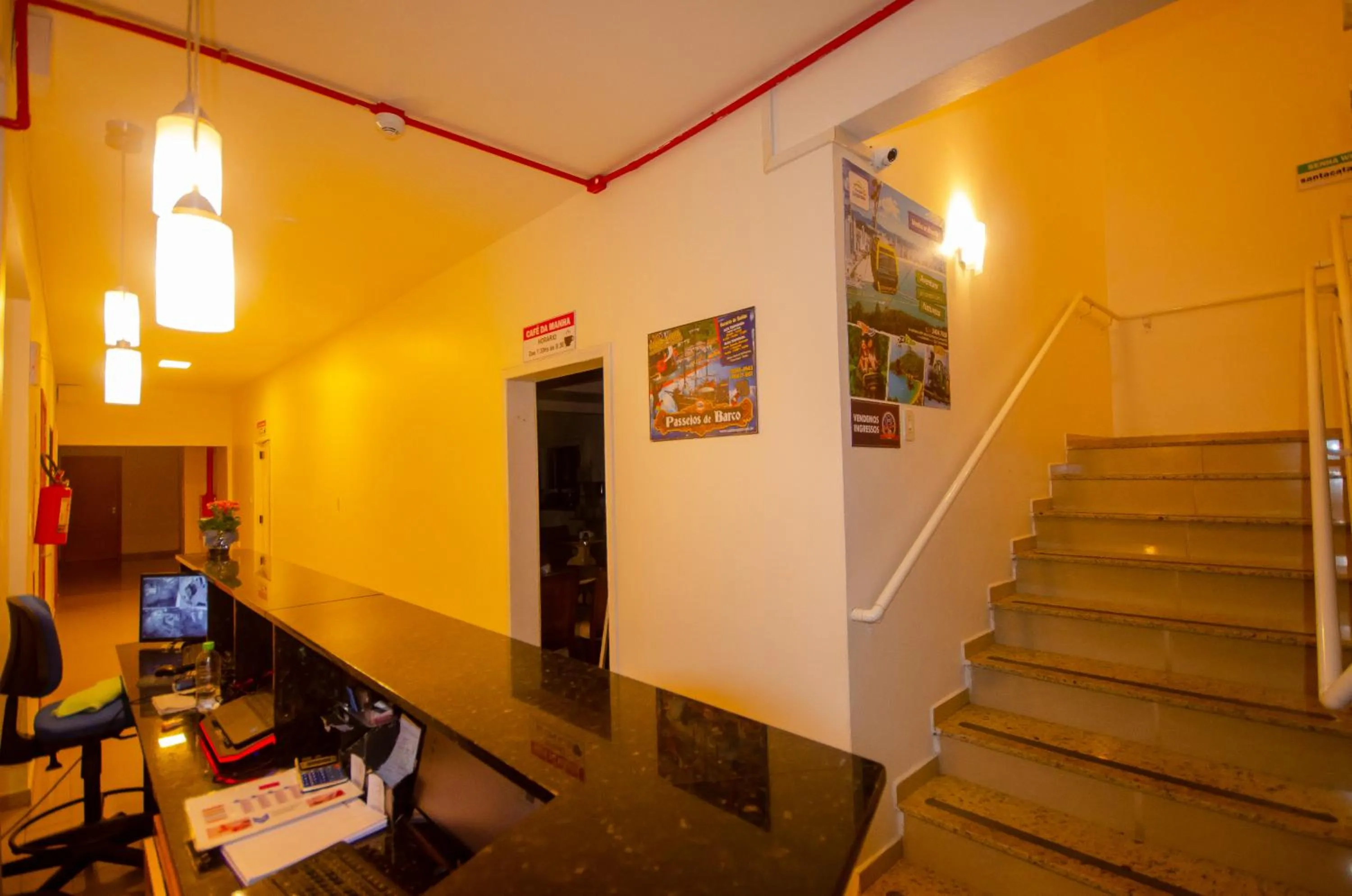 Lobby or reception in Hotel Penha