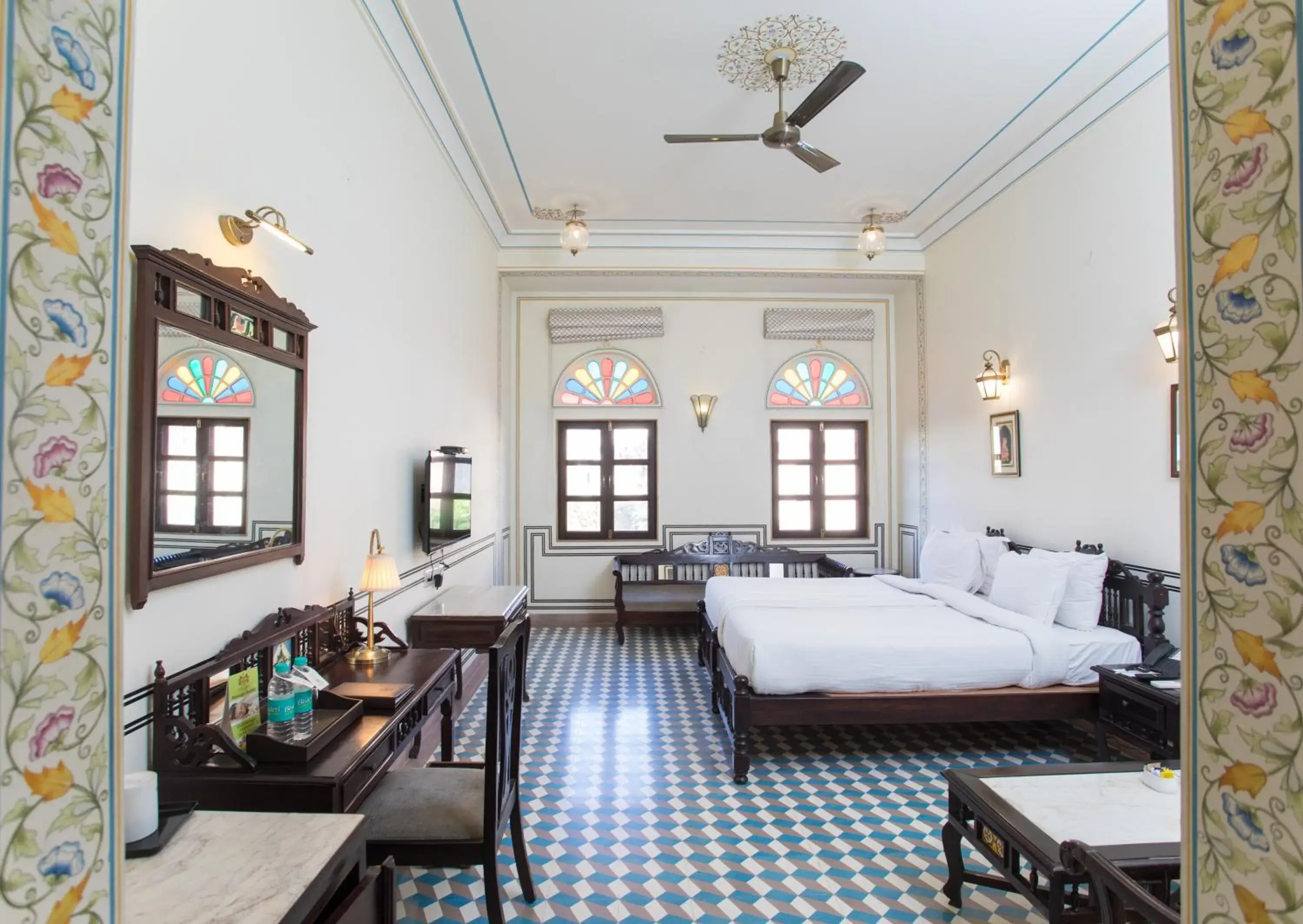 Bedroom, Bed in Grand Uniara A Heritage Hotel Bedroom, Bed in Grand Uniara A Heritage Hotel