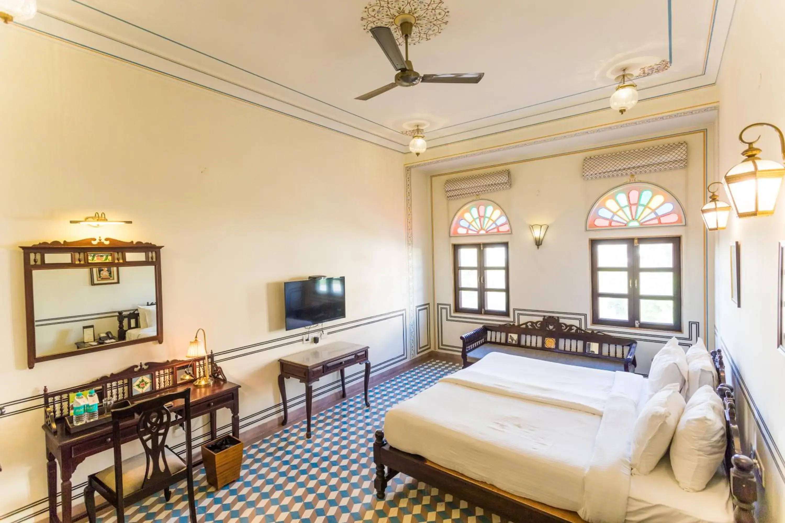 Bedroom, Bed in Grand Uniara A Heritage Hotel Bedroom, Bed in Grand Uniara A Heritage Hotel