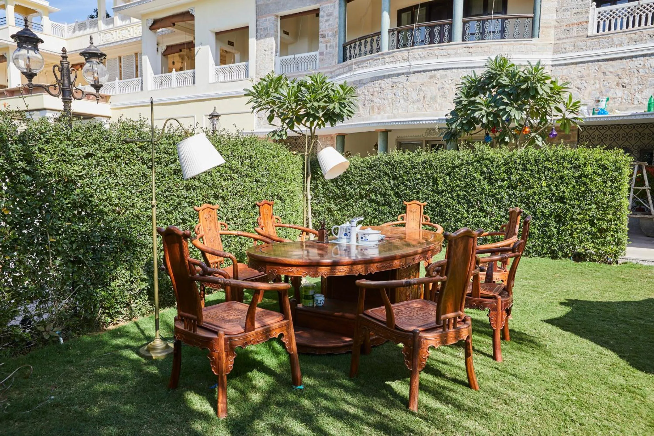 Breakfast in Grand Uniara A Heritage Hotel