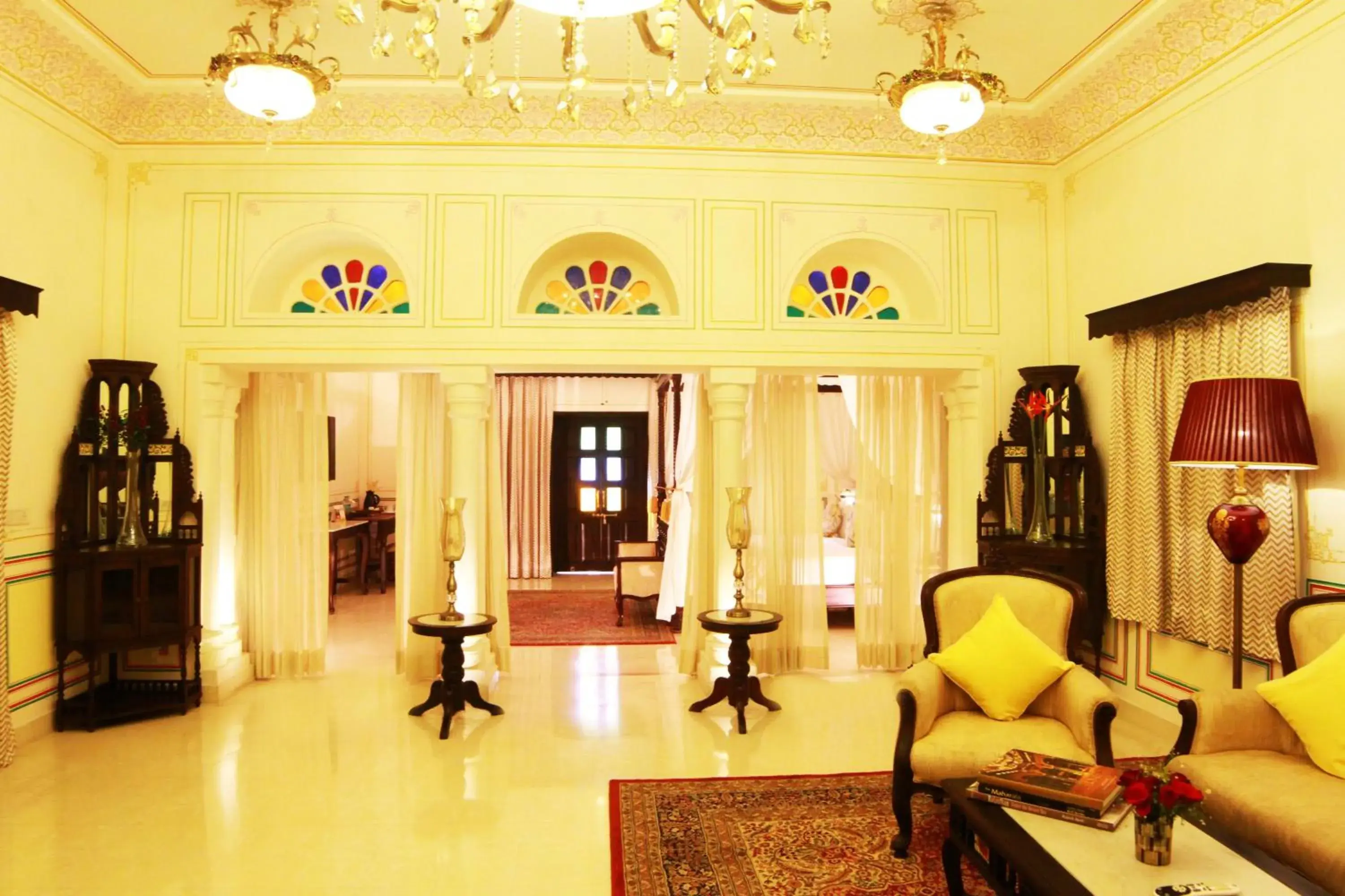 Living room in Grand Uniara A Heritage Hotel Living room in Grand Uniara A Heritage Hotel