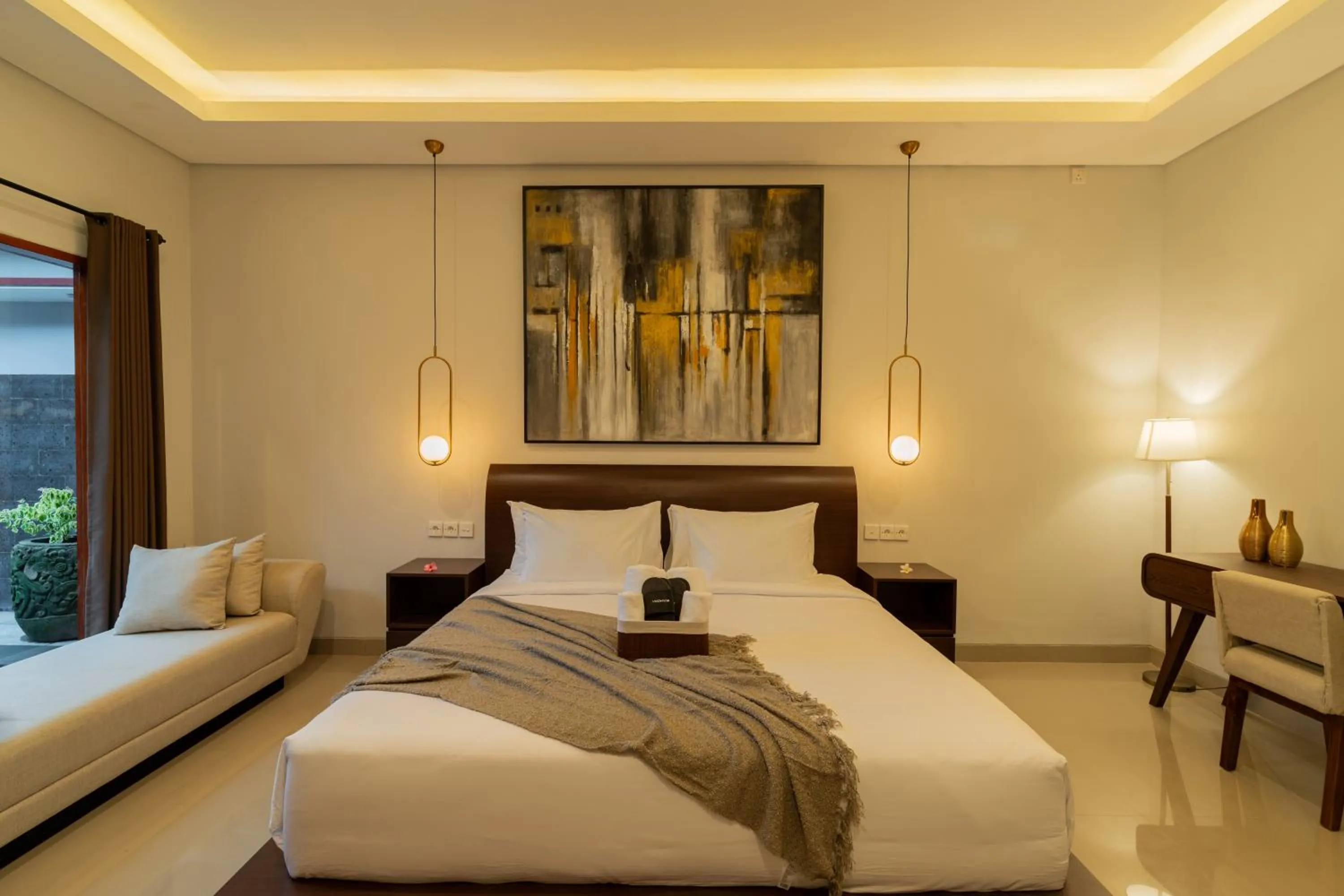 Bed in Mamora Living Ubud