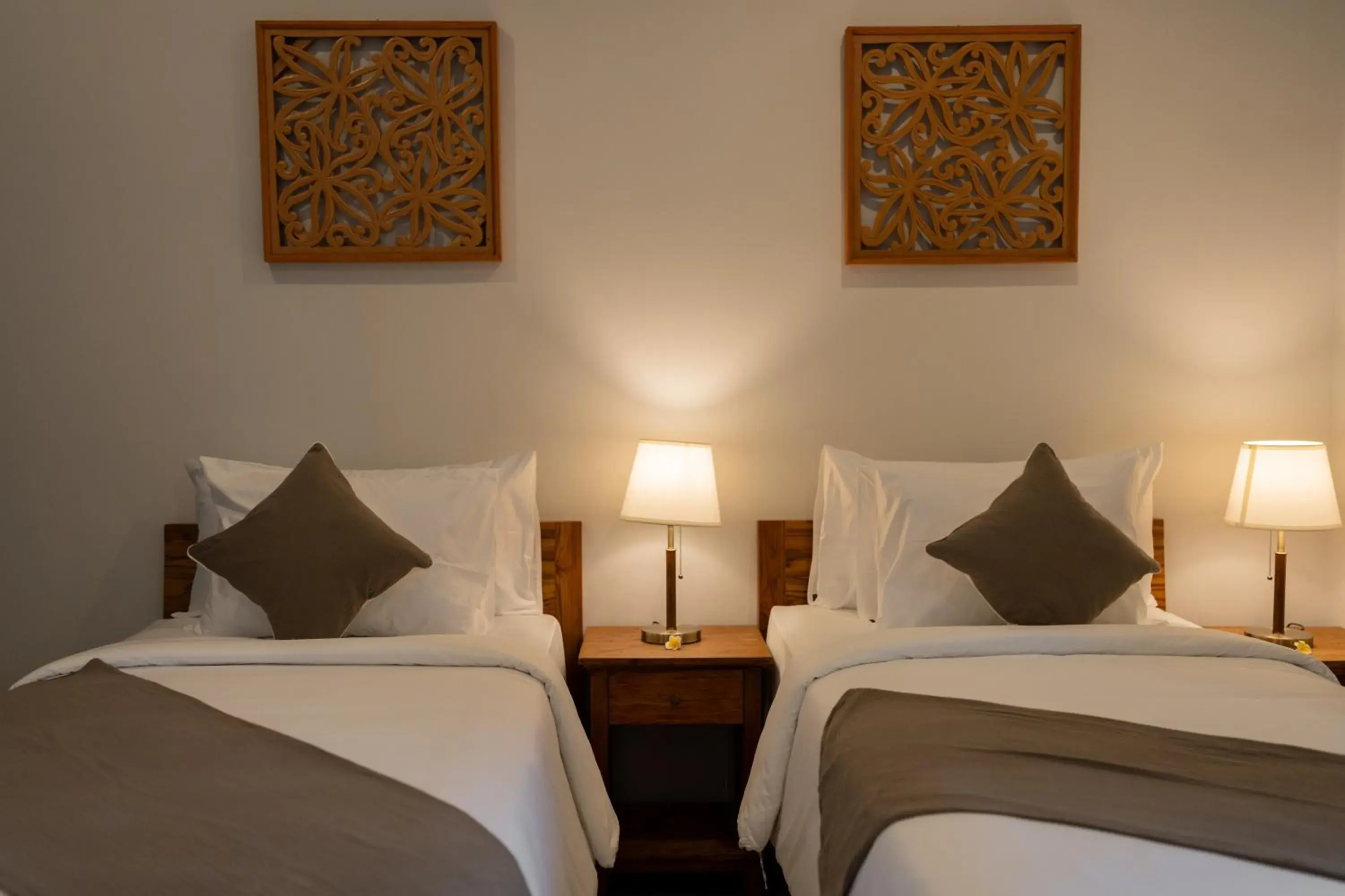 Deluxe Twin Room in Mamora Living Ubud Deluxe Twin Room in Mamora Living Ubud