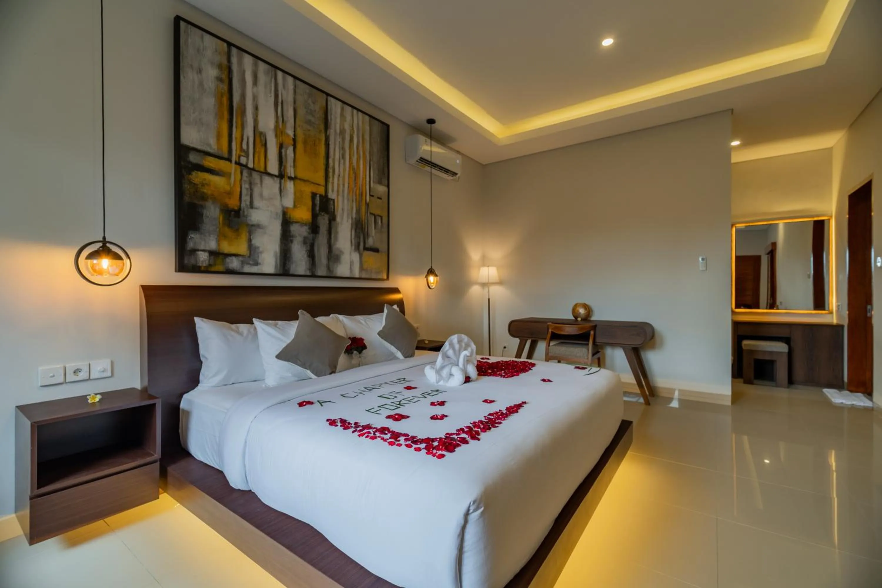 Bed in Mamora Living Ubud