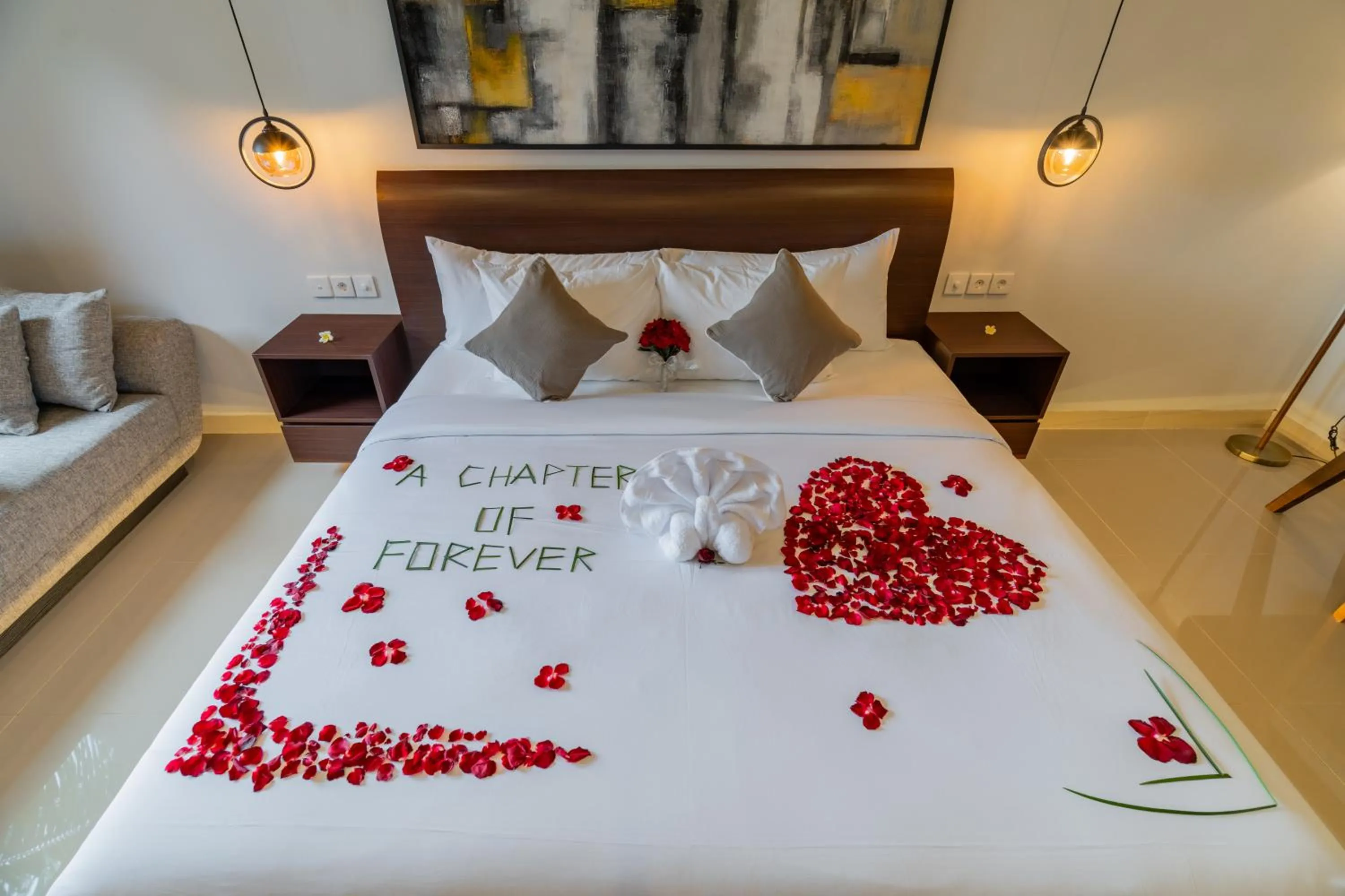 Bed in Mamora Living Ubud