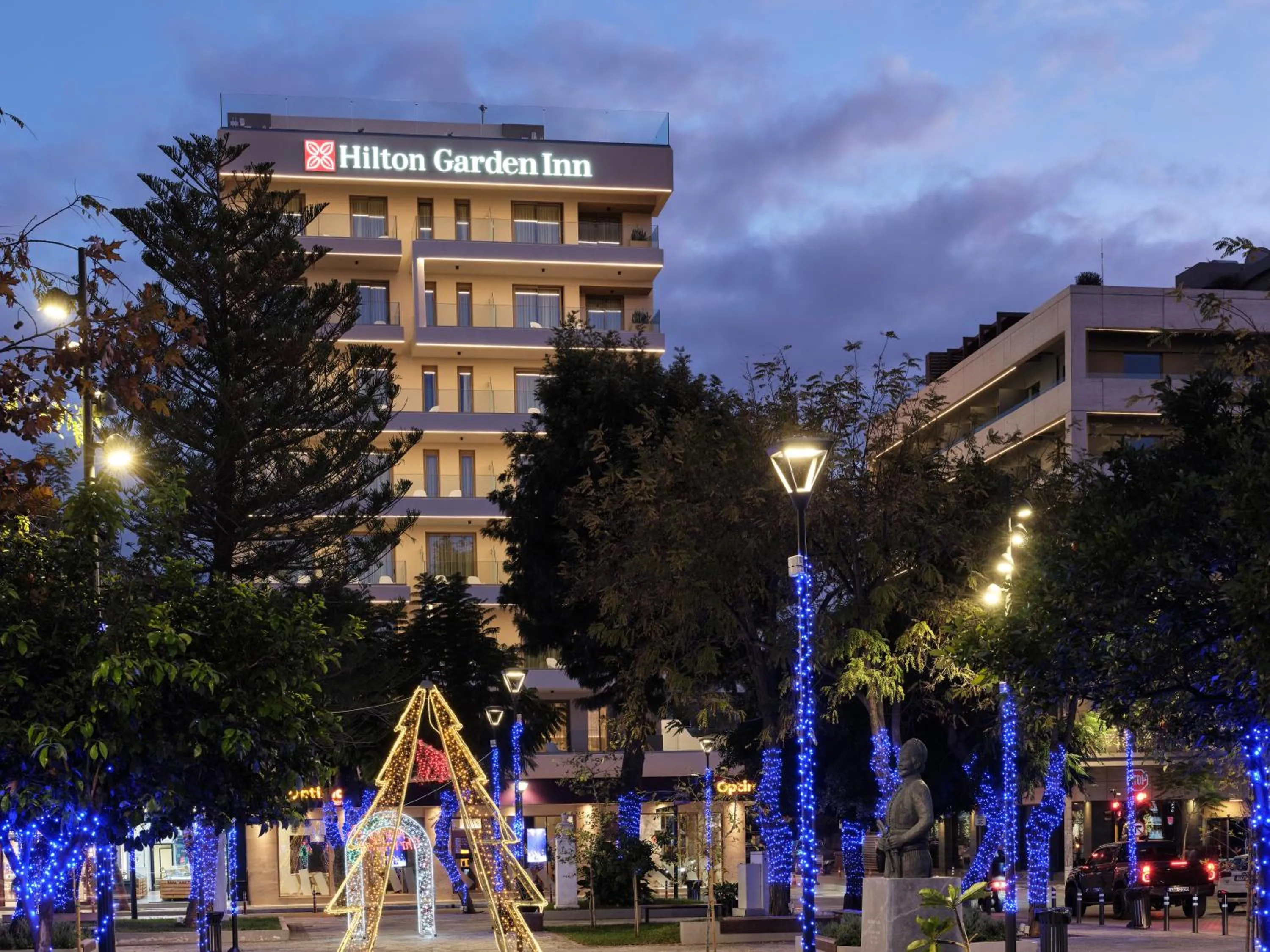 Facade/entrance in Hilton Garden Inn Chania City