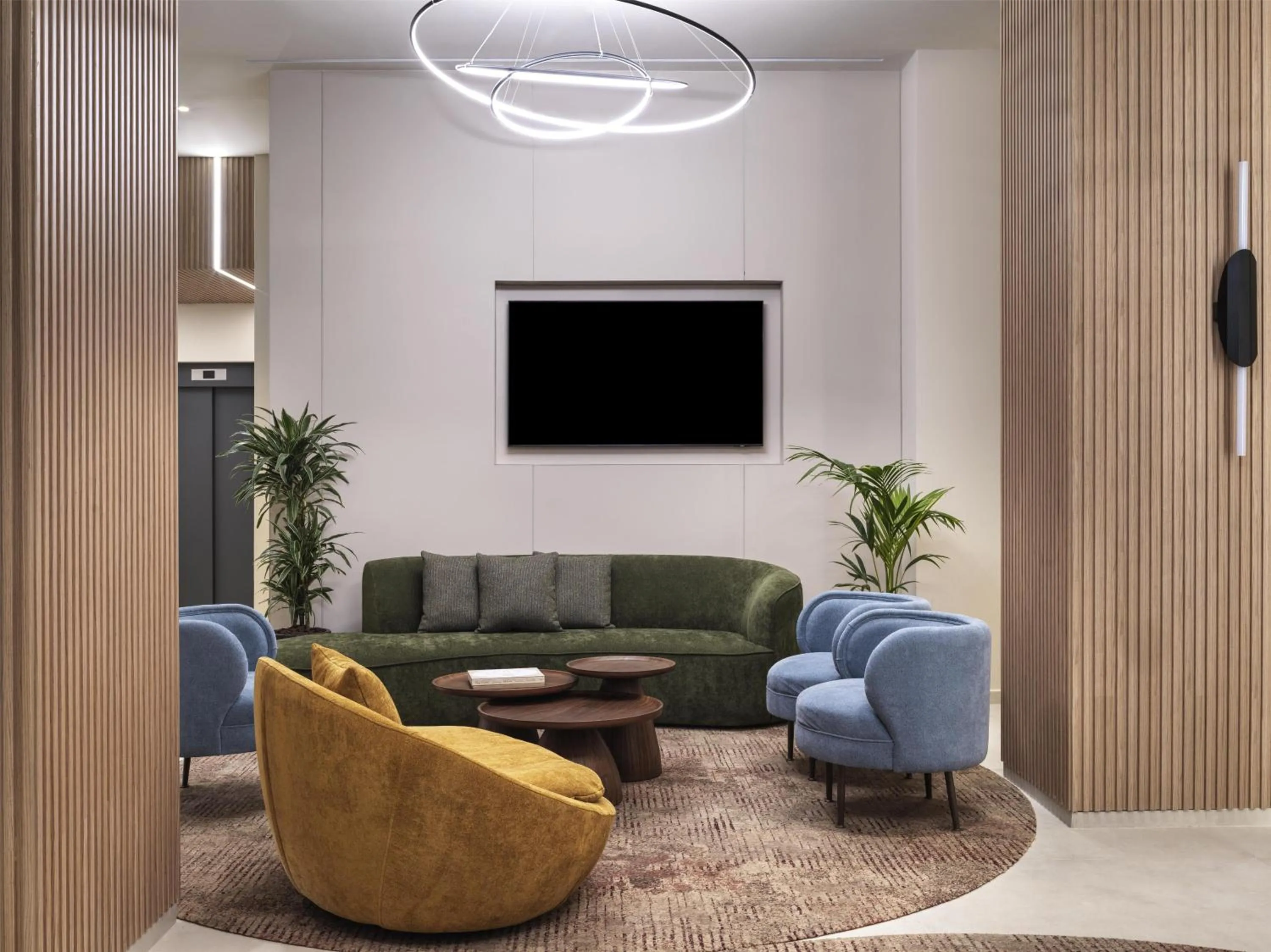 Lobby or reception in Hilton Garden Inn Chania City