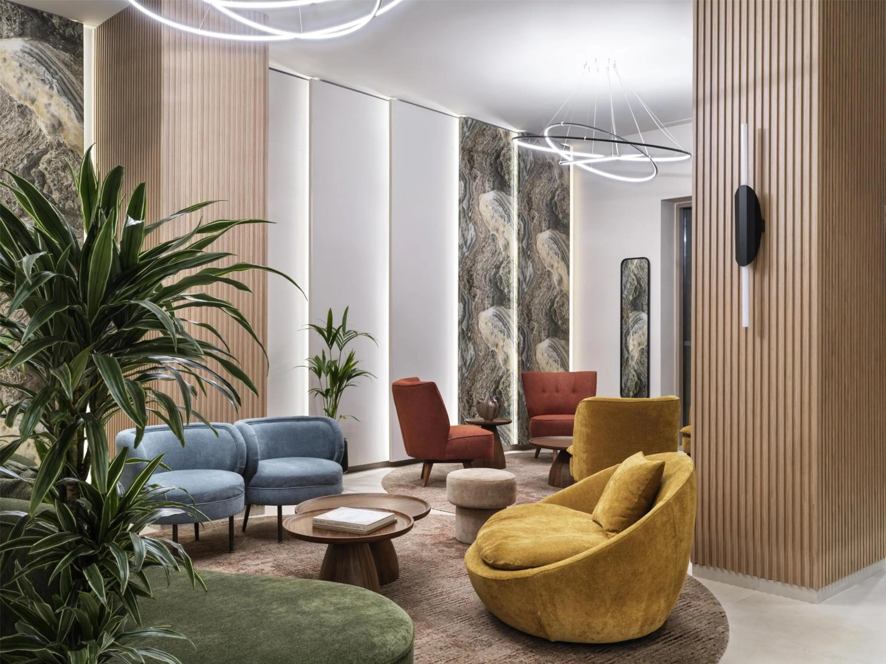 Lobby or reception in Hilton Garden Inn Chania City