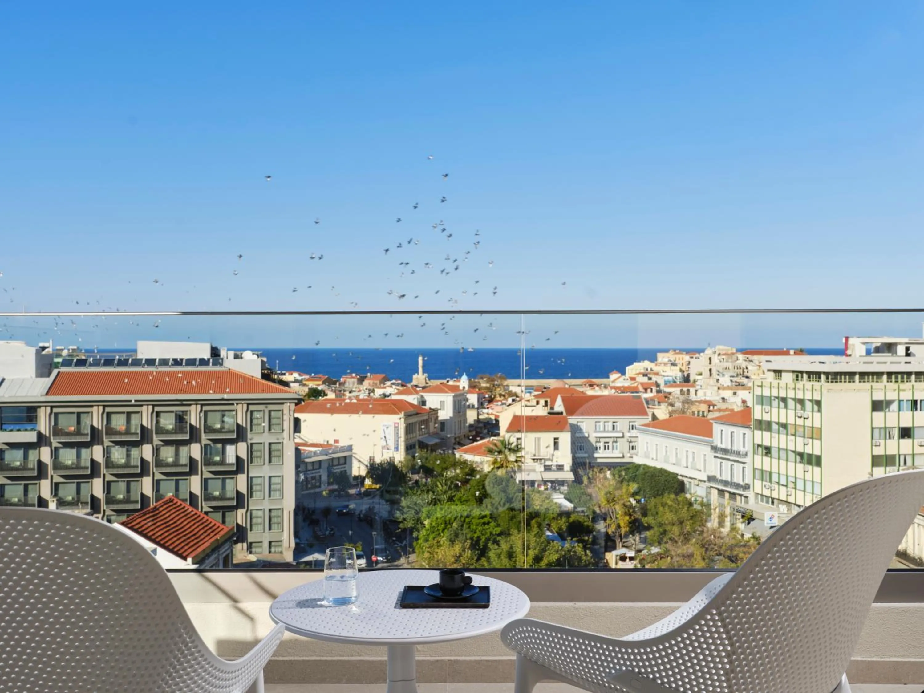 Balcony/Terrace in Hilton Garden Inn Chania City