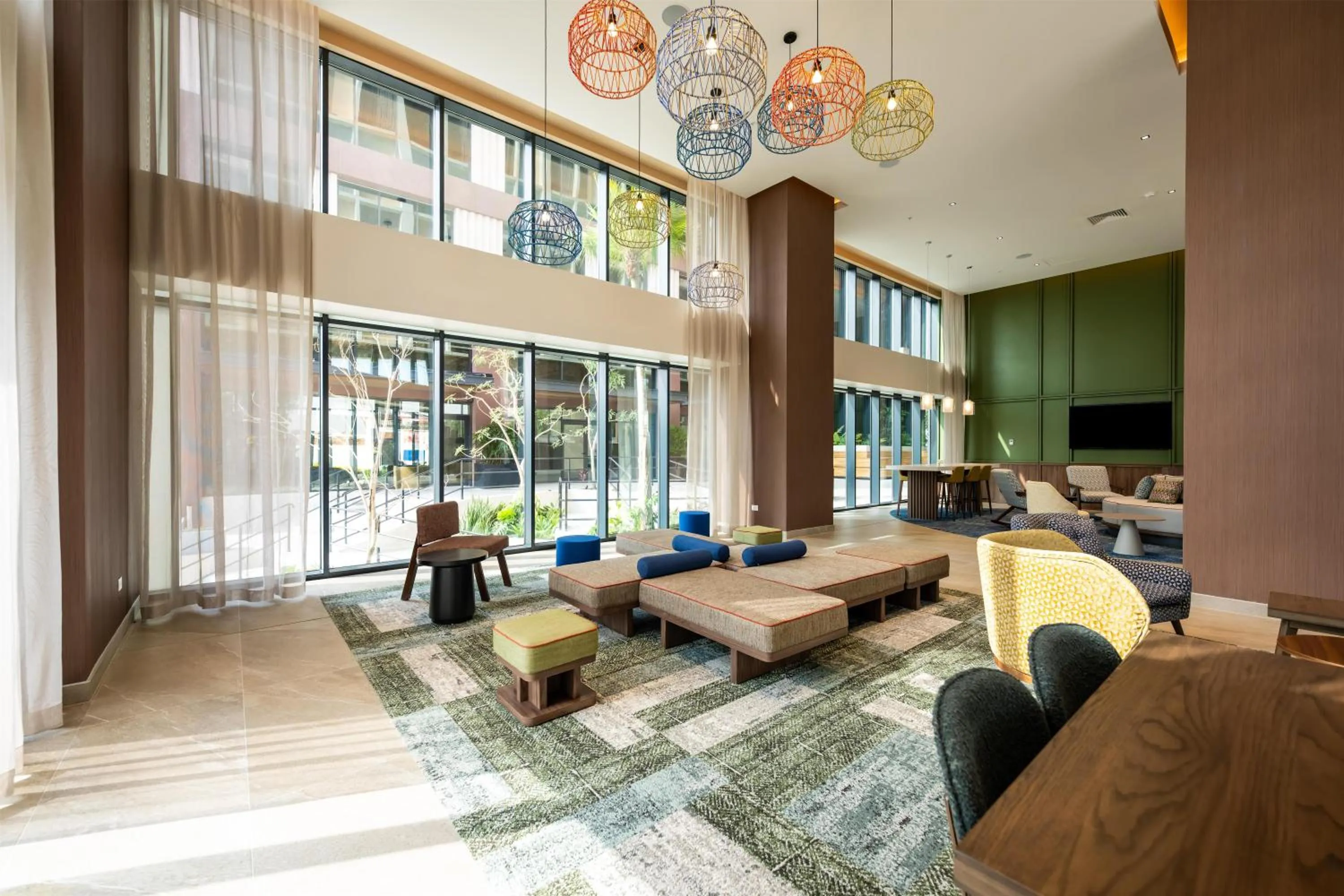 Lobby or reception in Hotel Hampton By Hilton Santiago De Los Caballeros