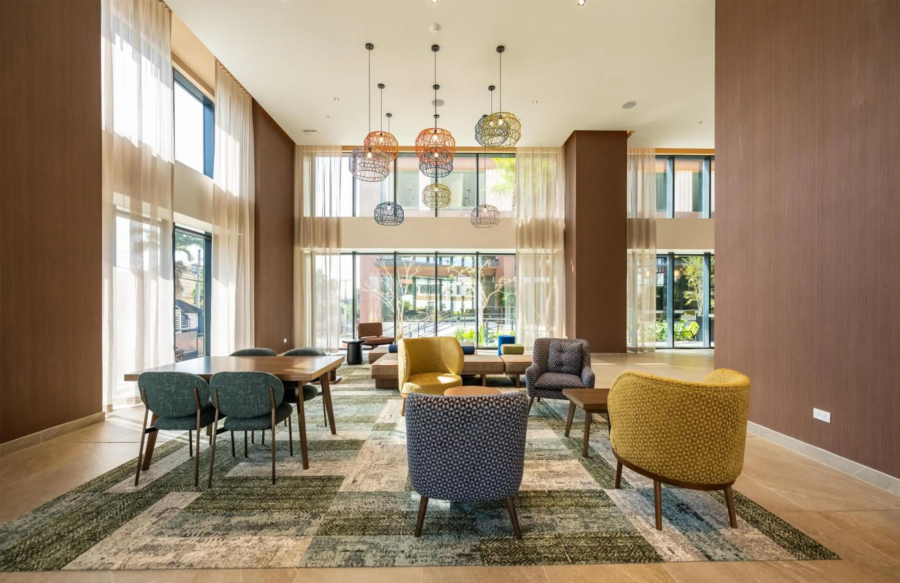 Lobby or reception in Hotel Hampton By Hilton Santiago De Los Caballeros