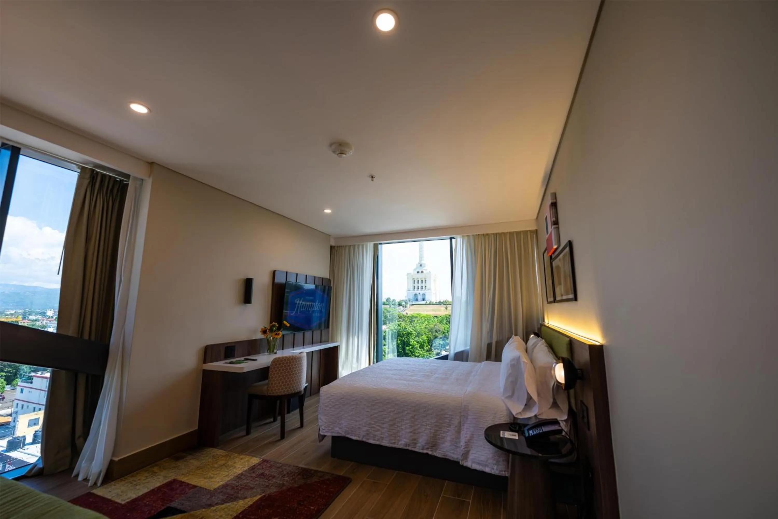 Bed in Hotel Hampton By Hilton Santiago De Los Caballeros