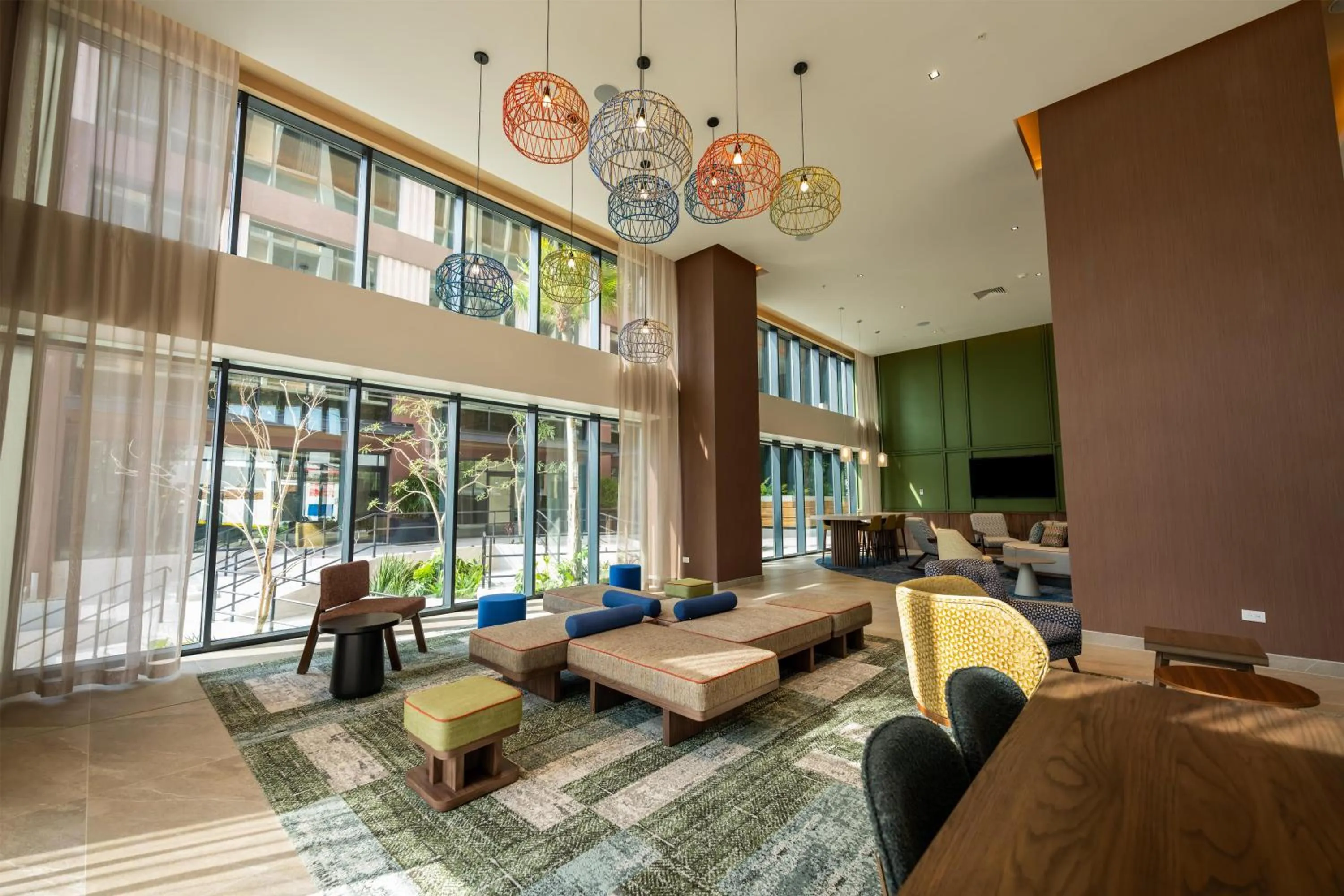 Lobby or reception in Hotel Hampton By Hilton Santiago De Los Caballeros