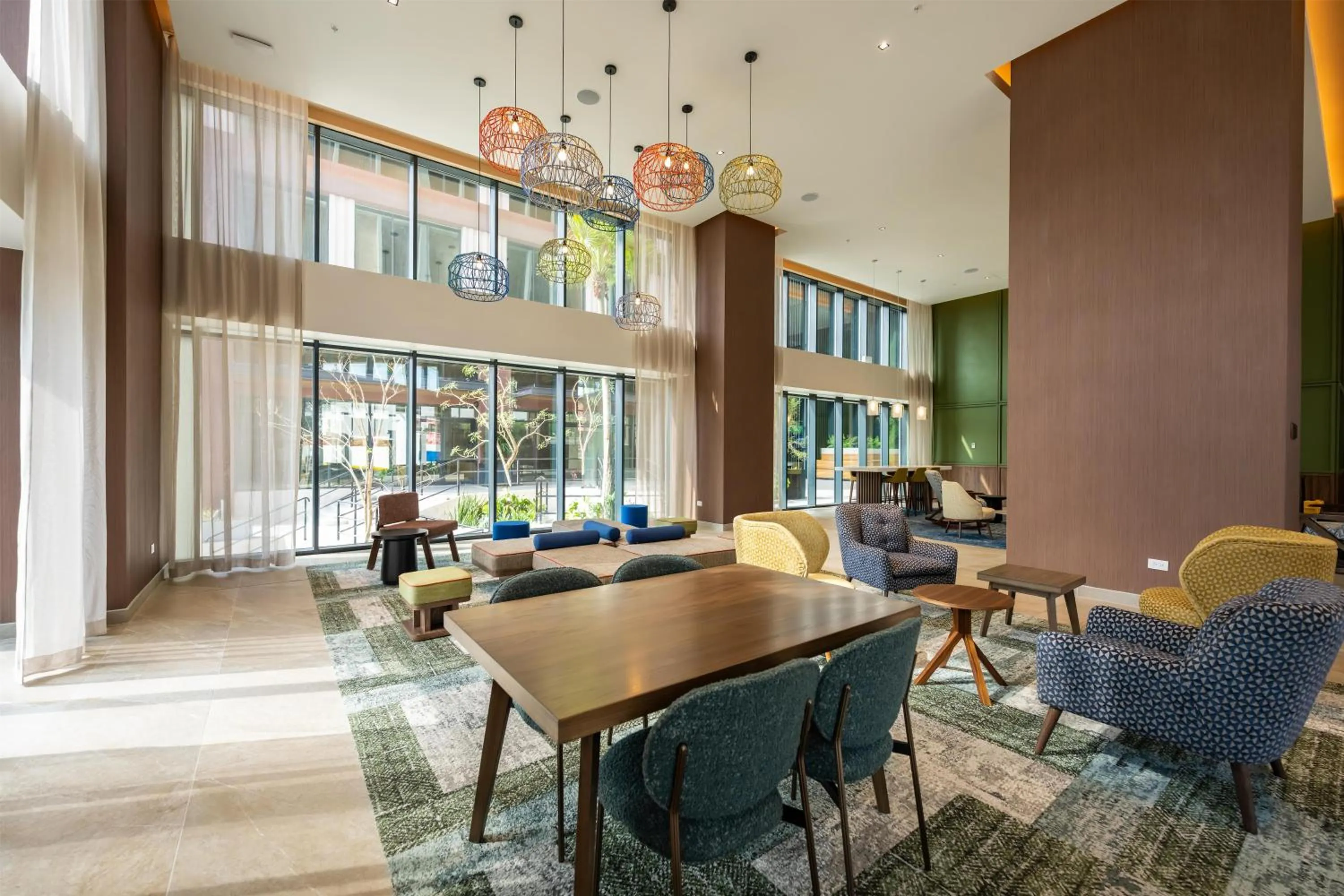 Lobby or reception in Hotel Hampton By Hilton Santiago De Los Caballeros