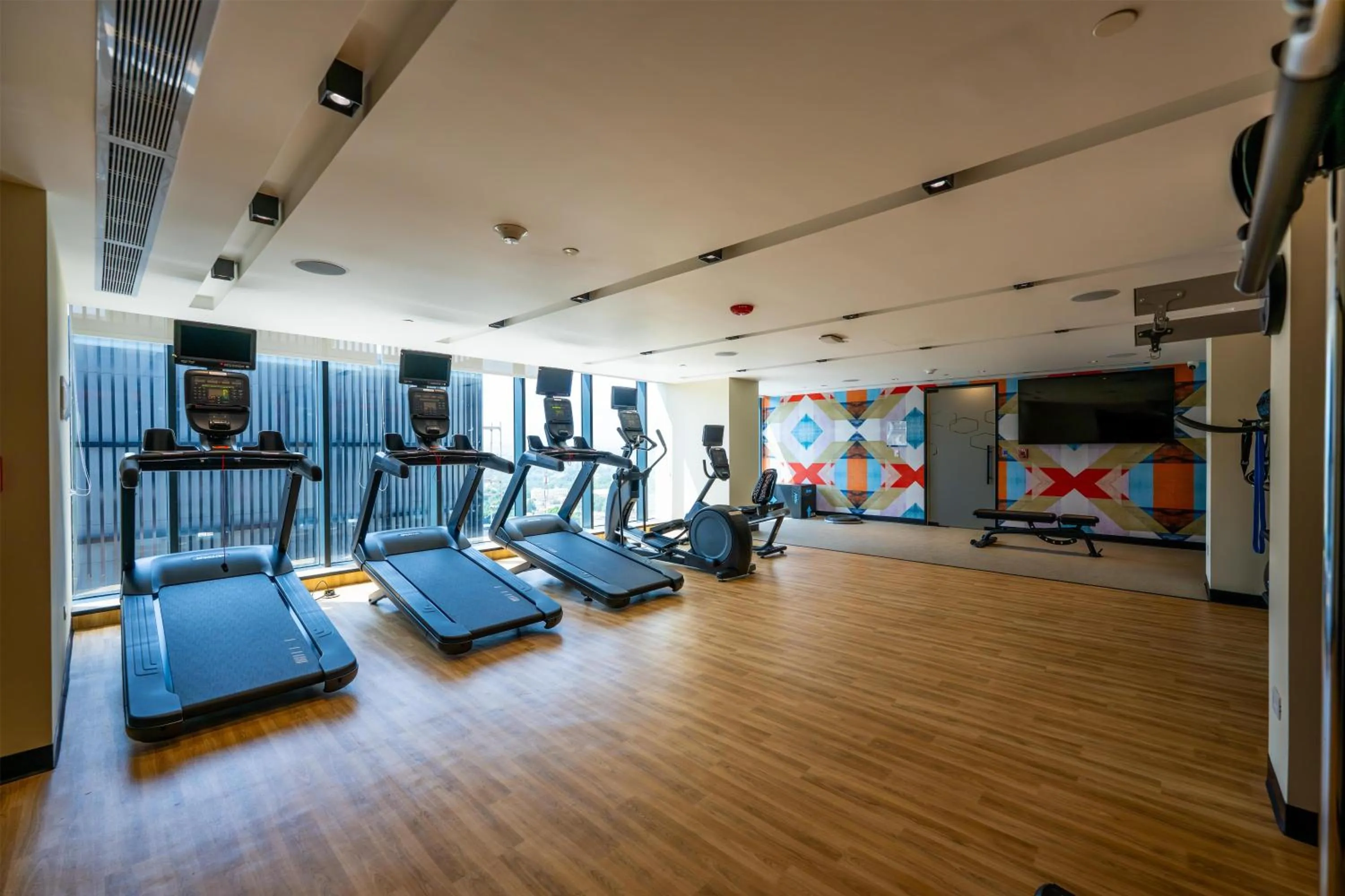 Fitness centre/facilities in Hotel Hampton By Hilton Santiago De Los Caballeros