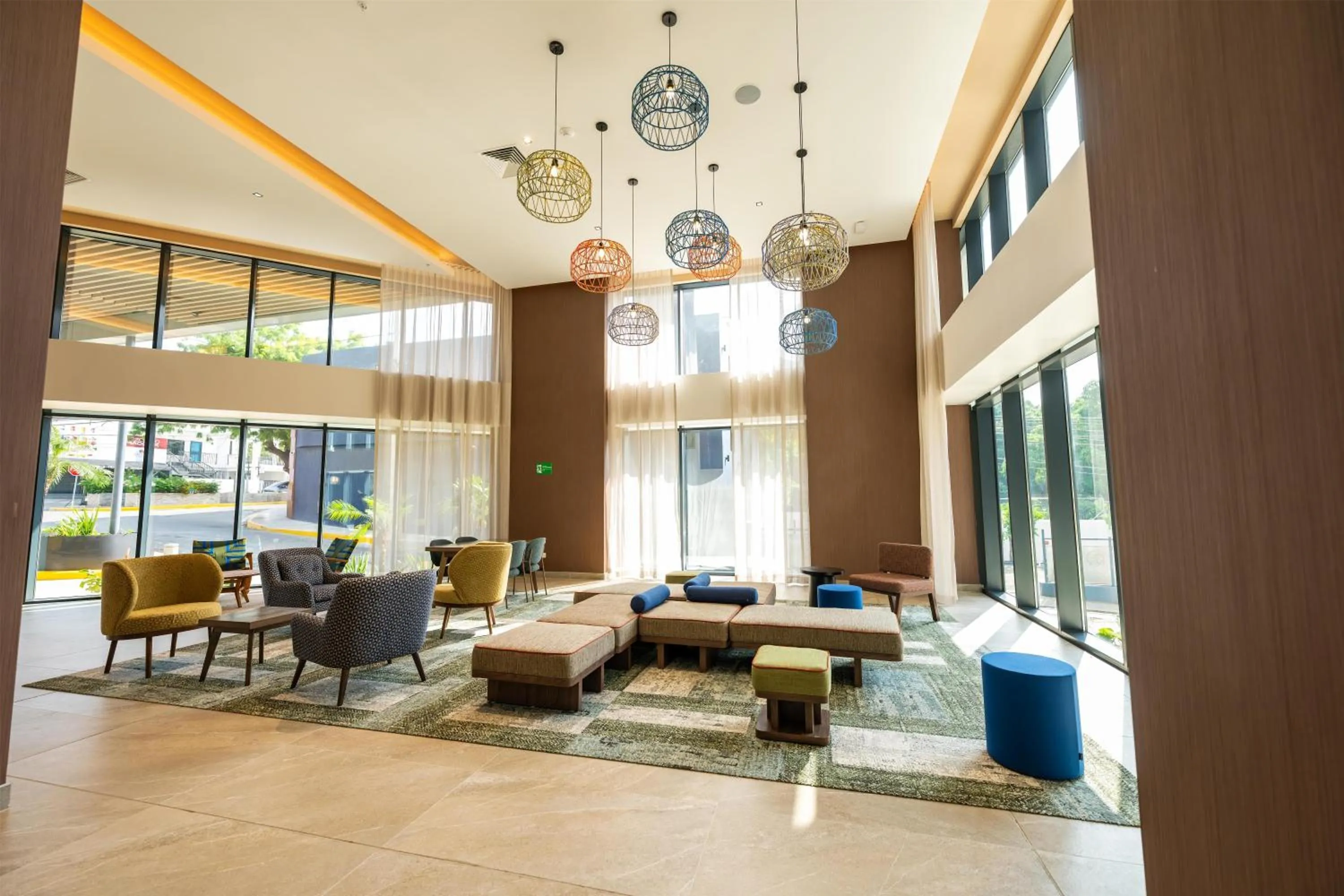 Lobby or reception in Hotel Hampton By Hilton Santiago De Los Caballeros