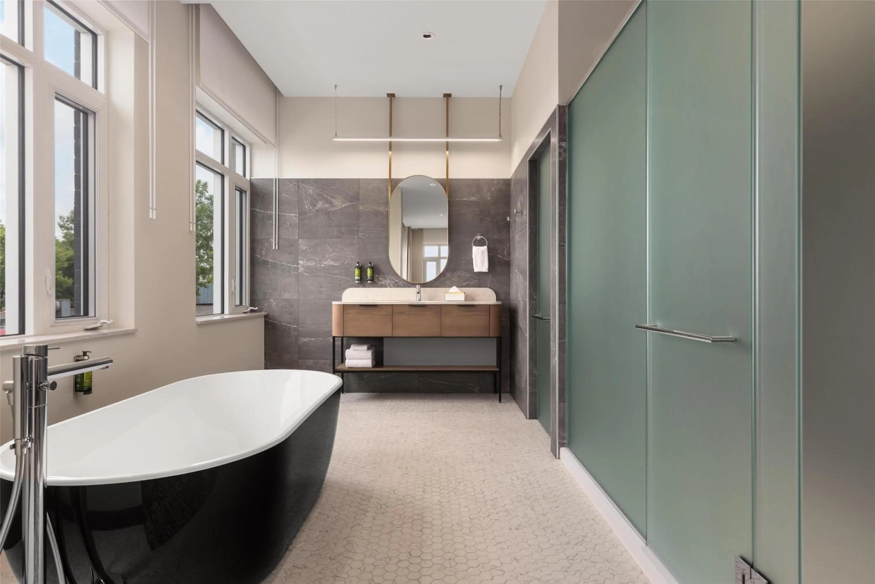 Bathroom in Hotel Railwayparc Montreal, Tapestry Collection By Hilton