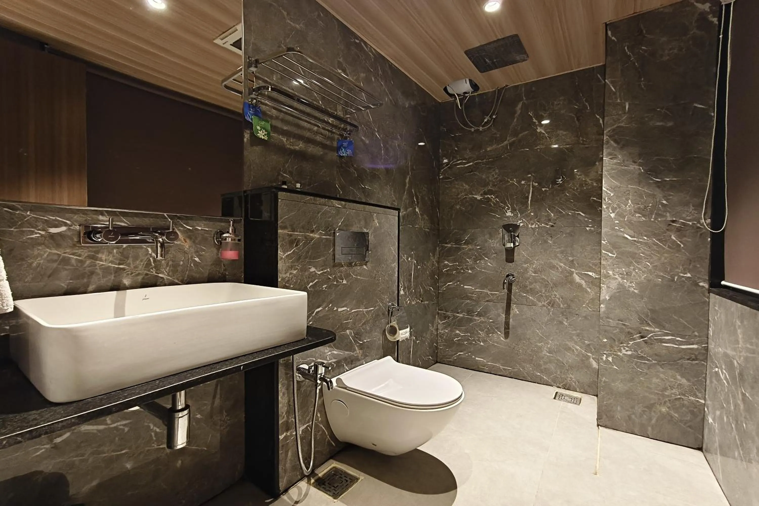 Shower in The Golden Arc