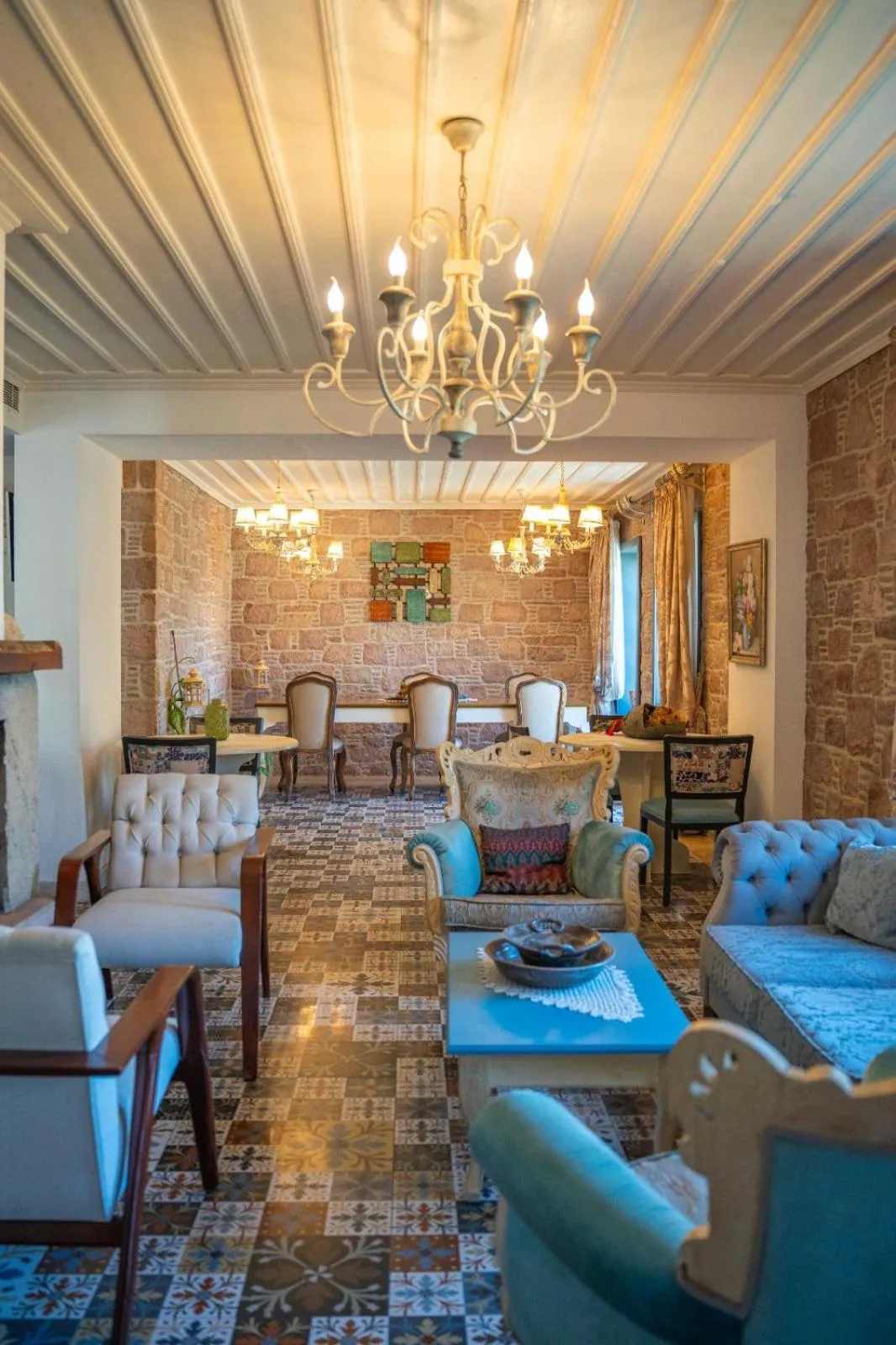 Seating area in Cunda Fora Hotel