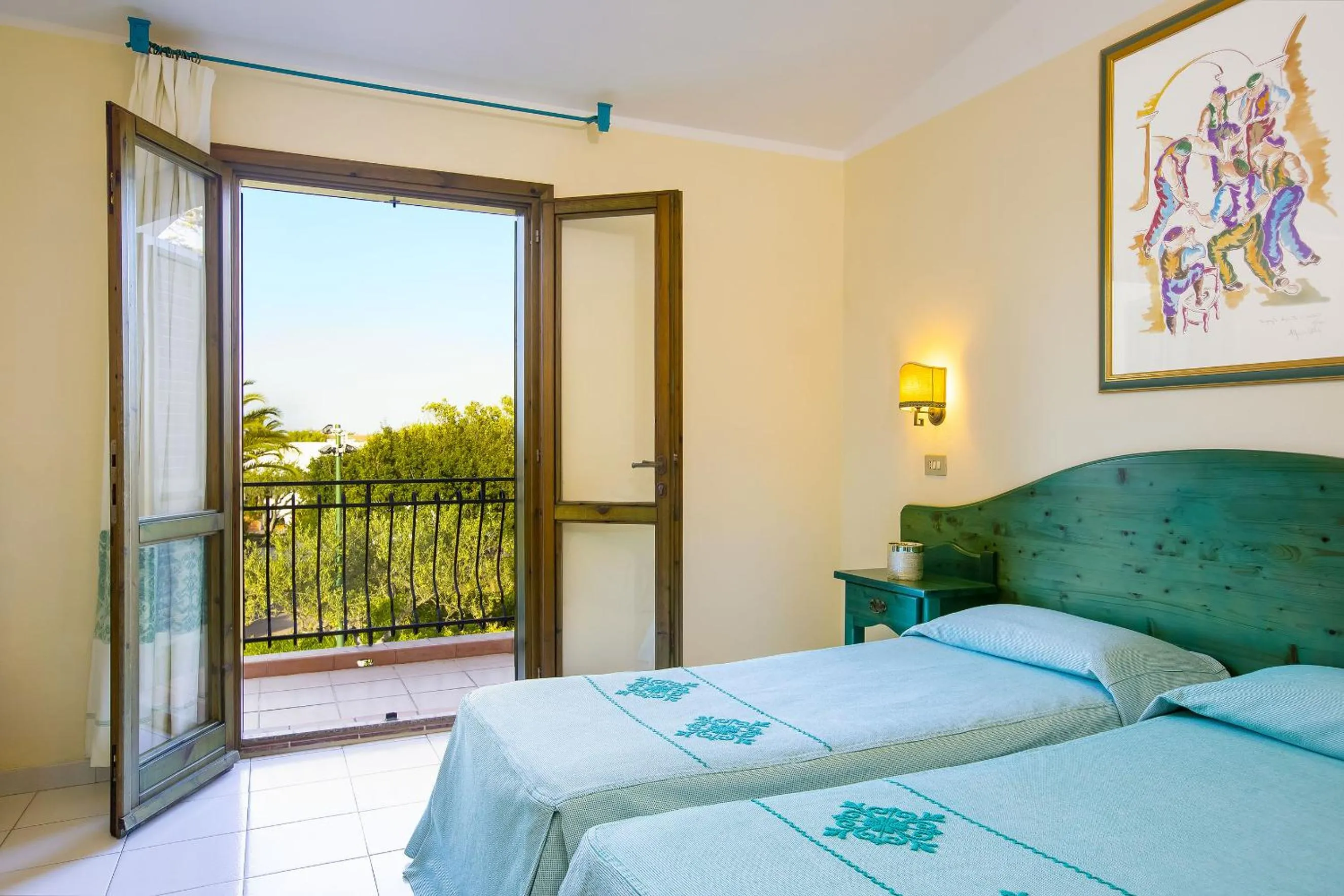 Balcony/Terrace, Bed in Alba Dorata Resort