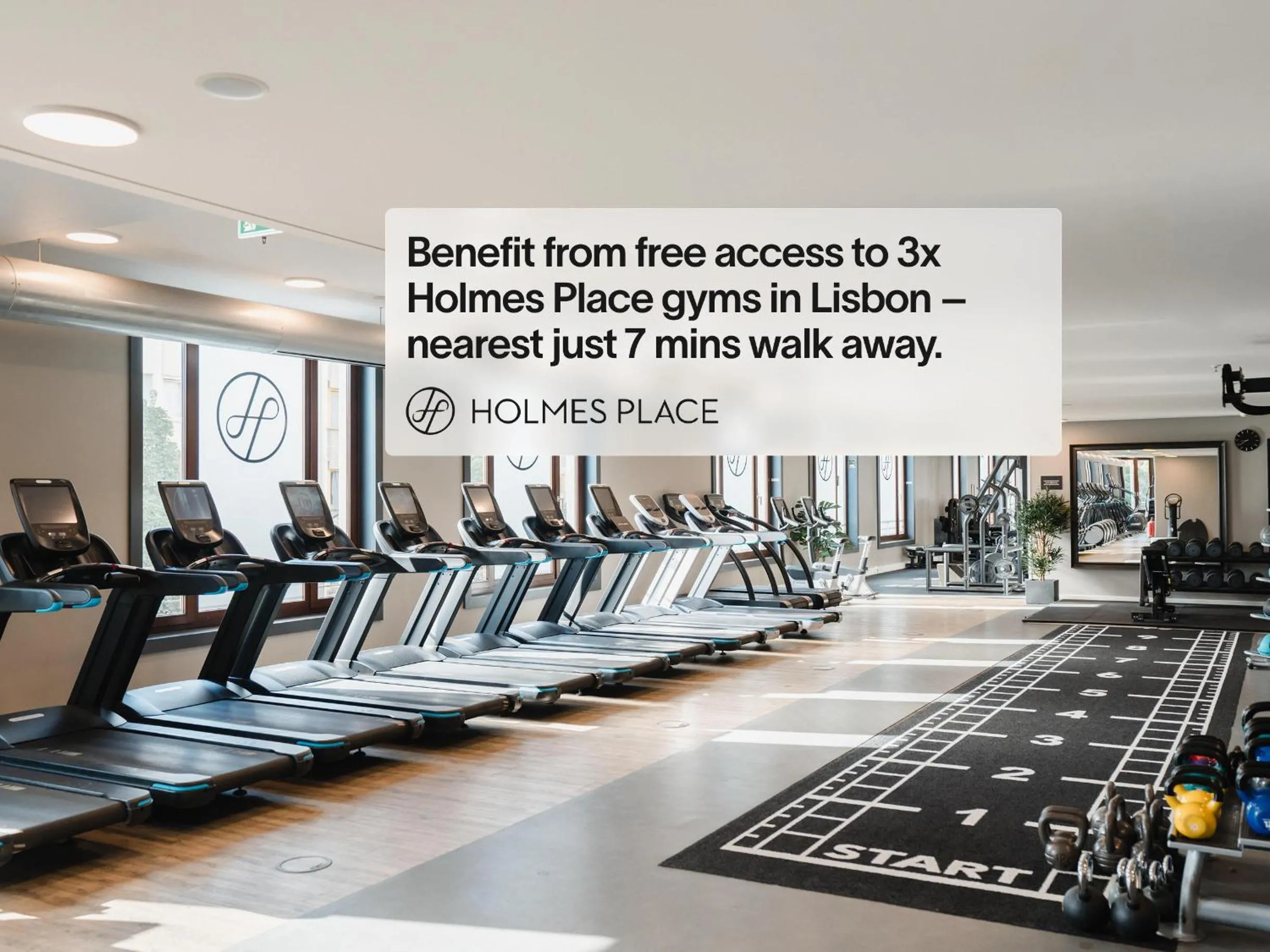 Fitness centre/facilities in LSA Alvalade by Numa