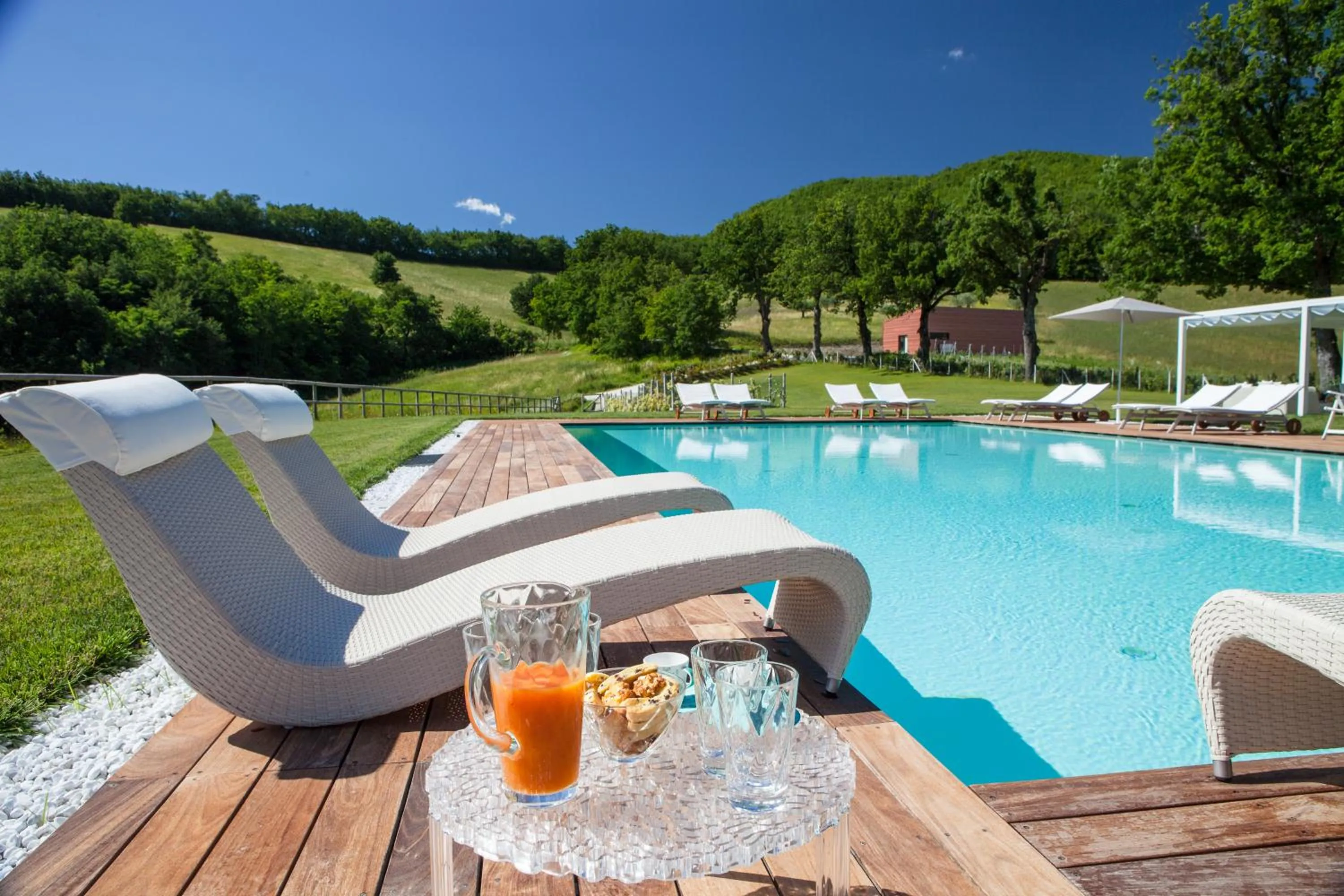 Swimming pool in Agriturismo Colle Casini Cortesi