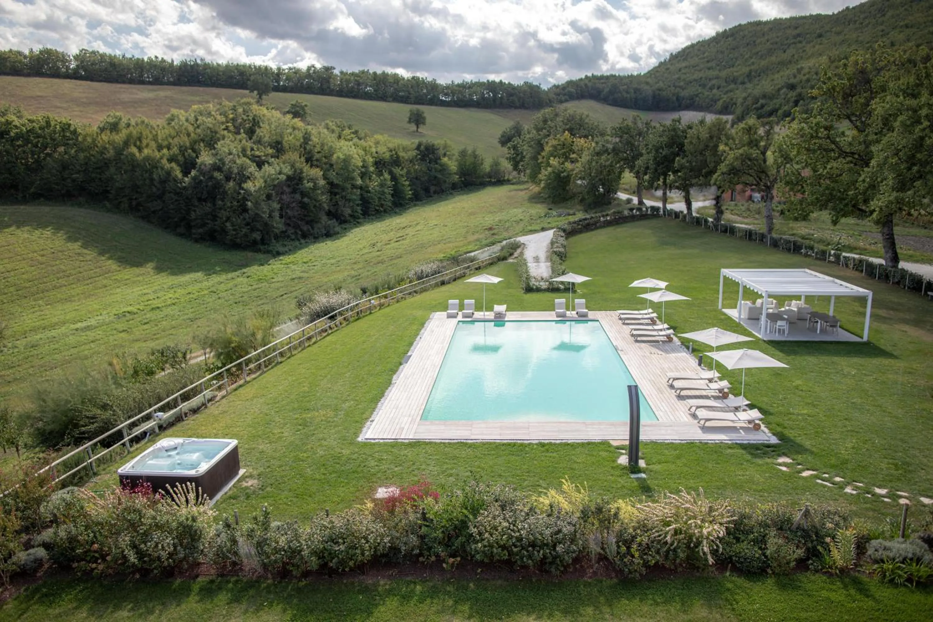 Swimming pool in Agriturismo Colle Casini Cortesi