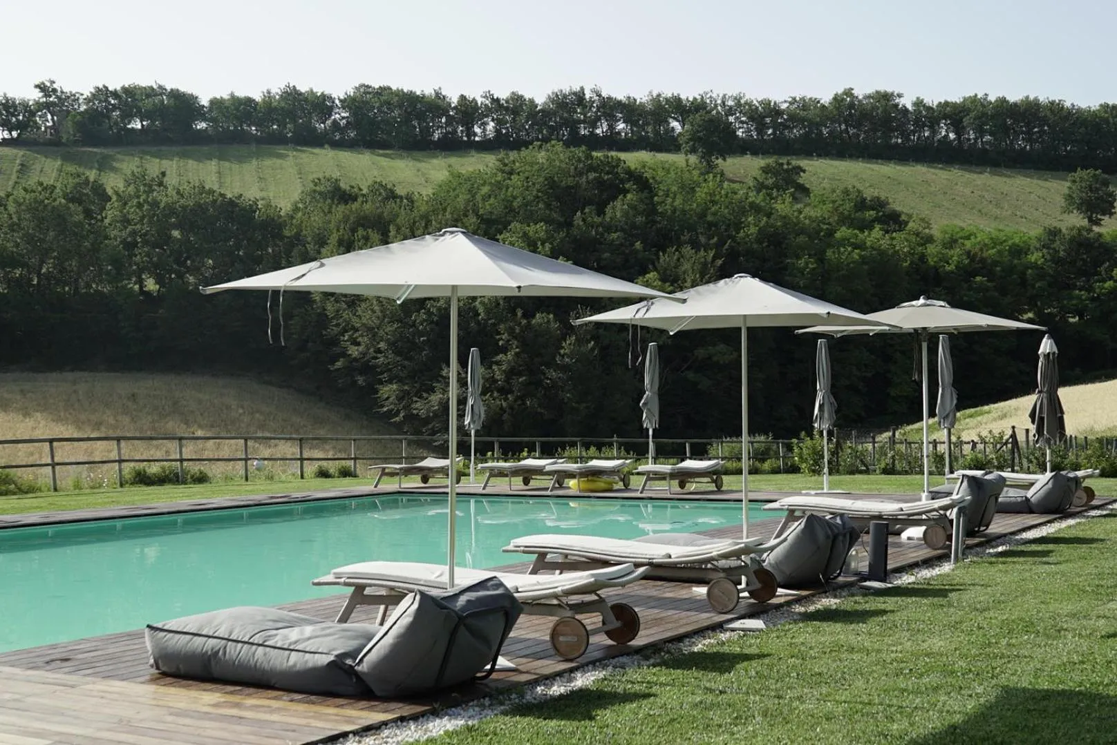 Pool view in Agriturismo Colle Casini Cortesi