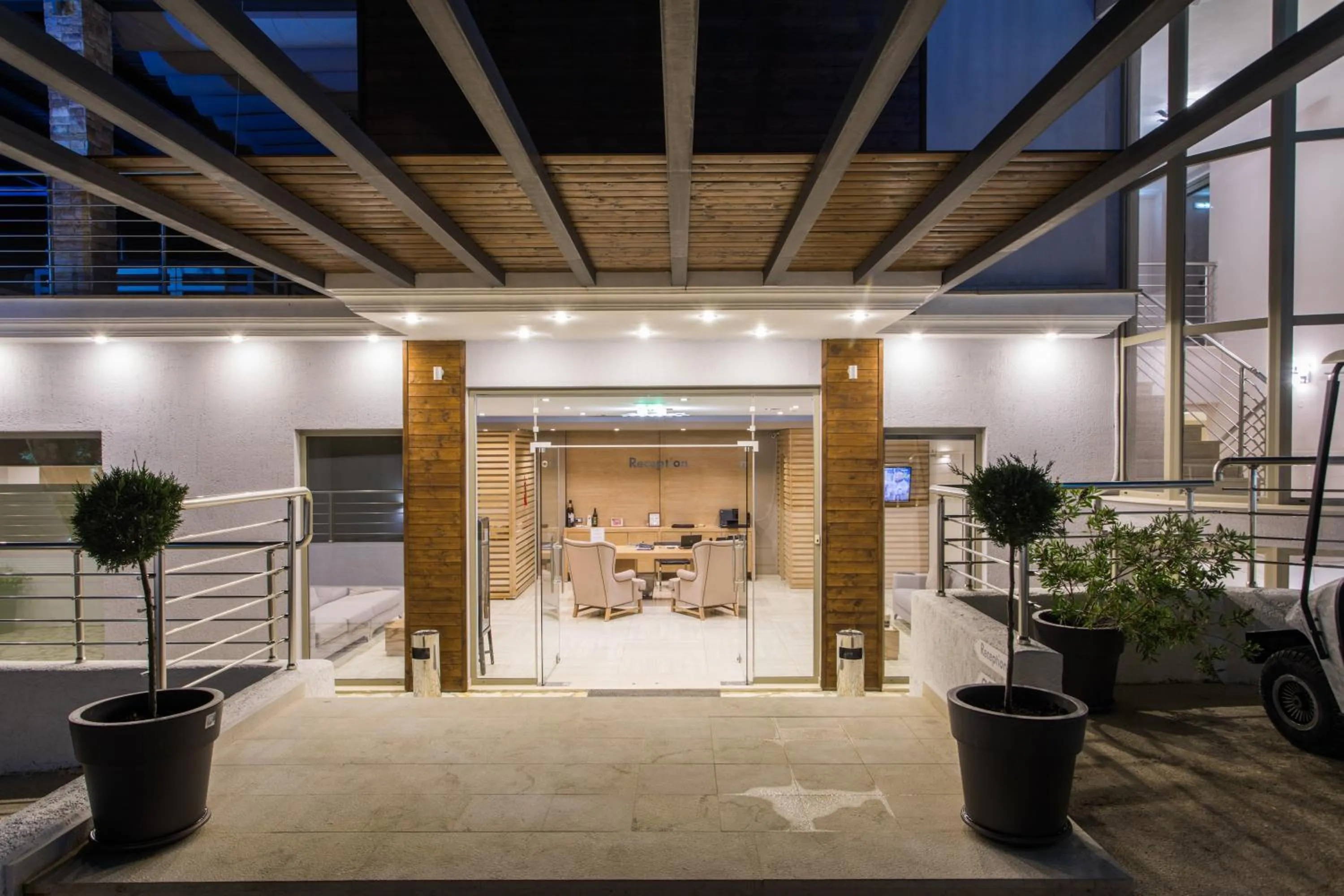 Facade/entrance in Aqua Oliva Resort Syvota