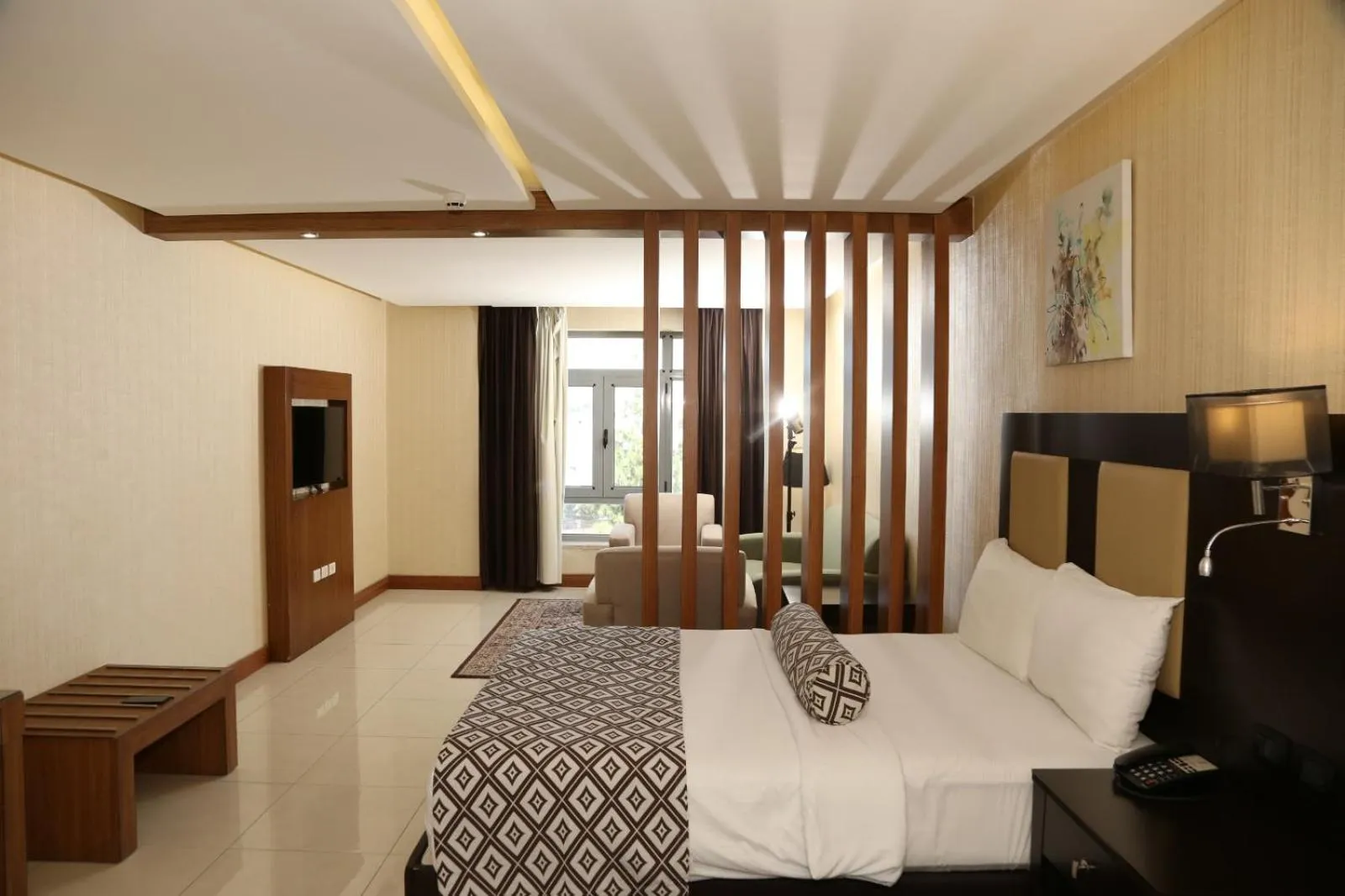 Bed in Olive Tree Amman