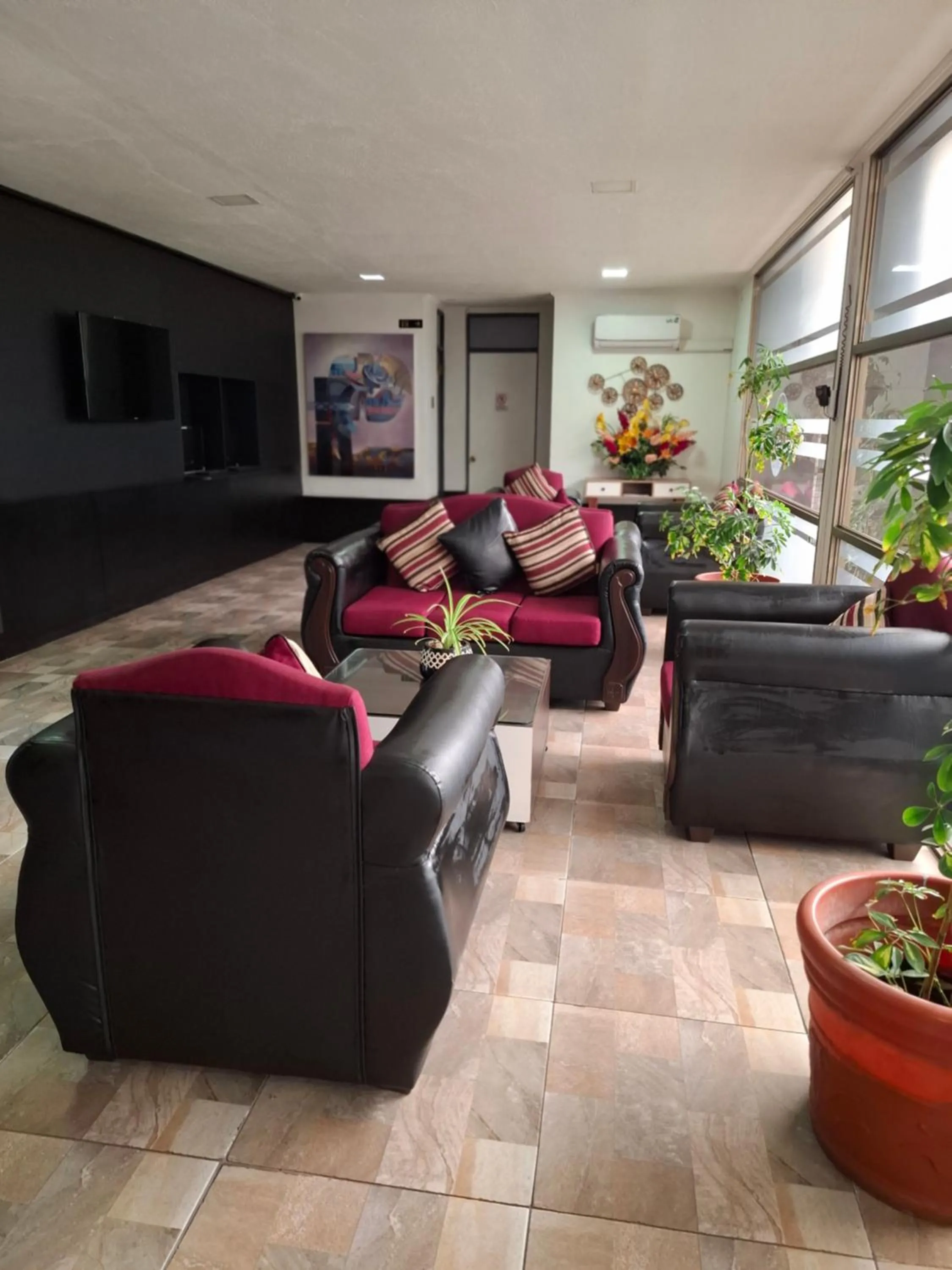 Living room in Hotel las Dunas