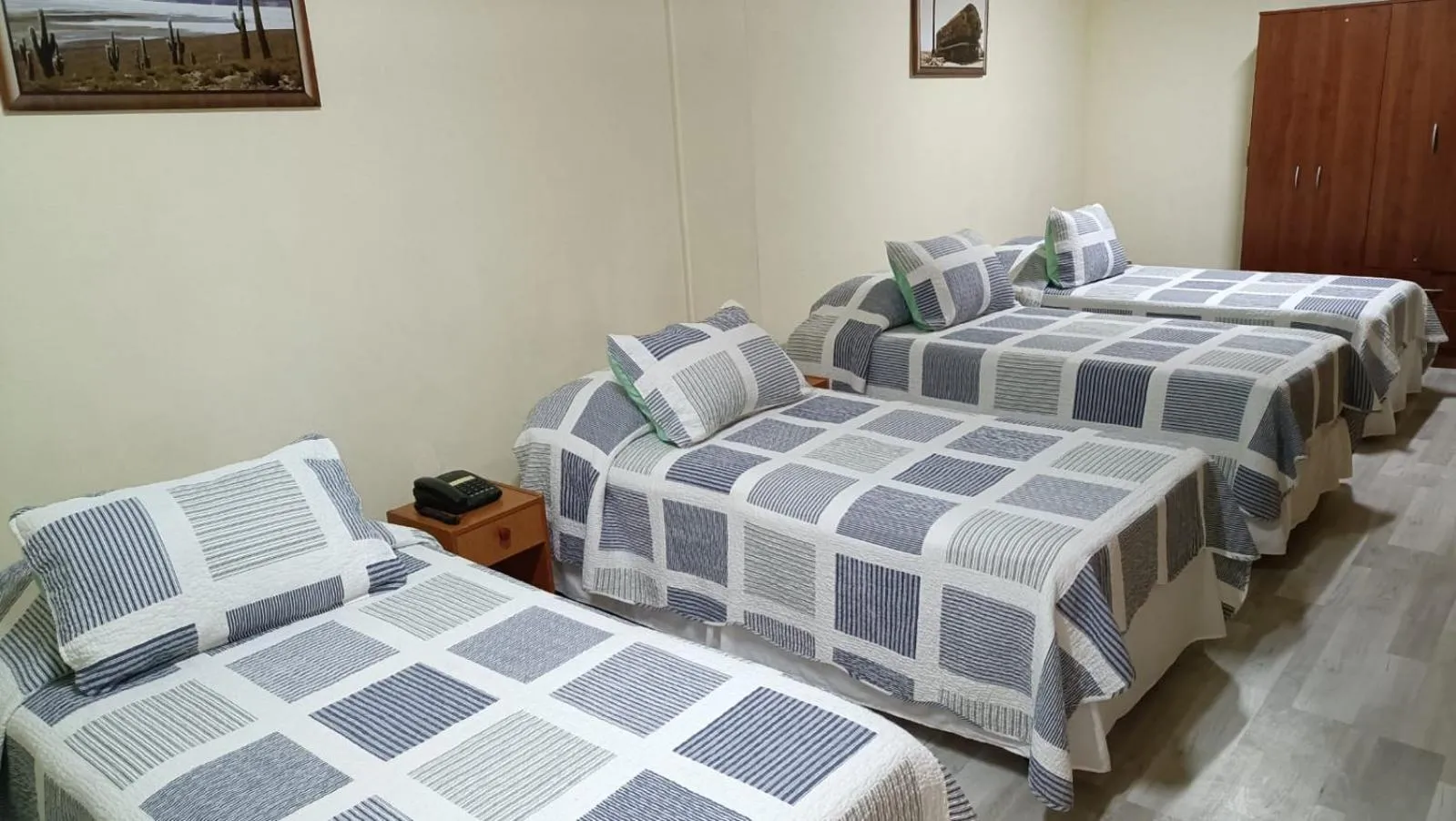 Bed in Hotel las Dunas