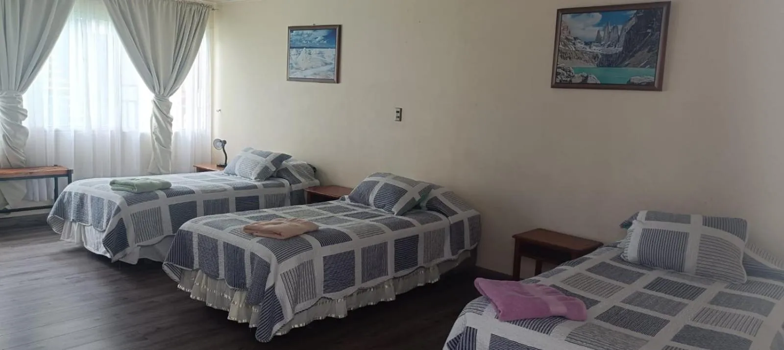 Bed in Hotel las Dunas