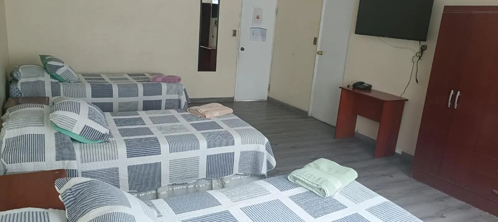 Bed in Hotel las Dunas