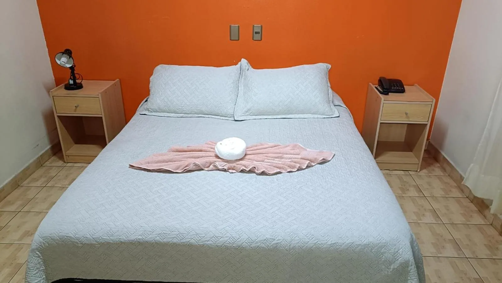 Bed in Hotel las Dunas