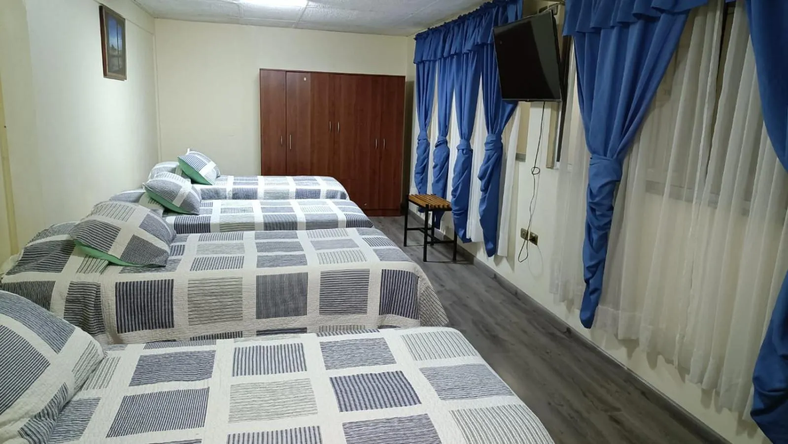 Bed in Hotel las Dunas