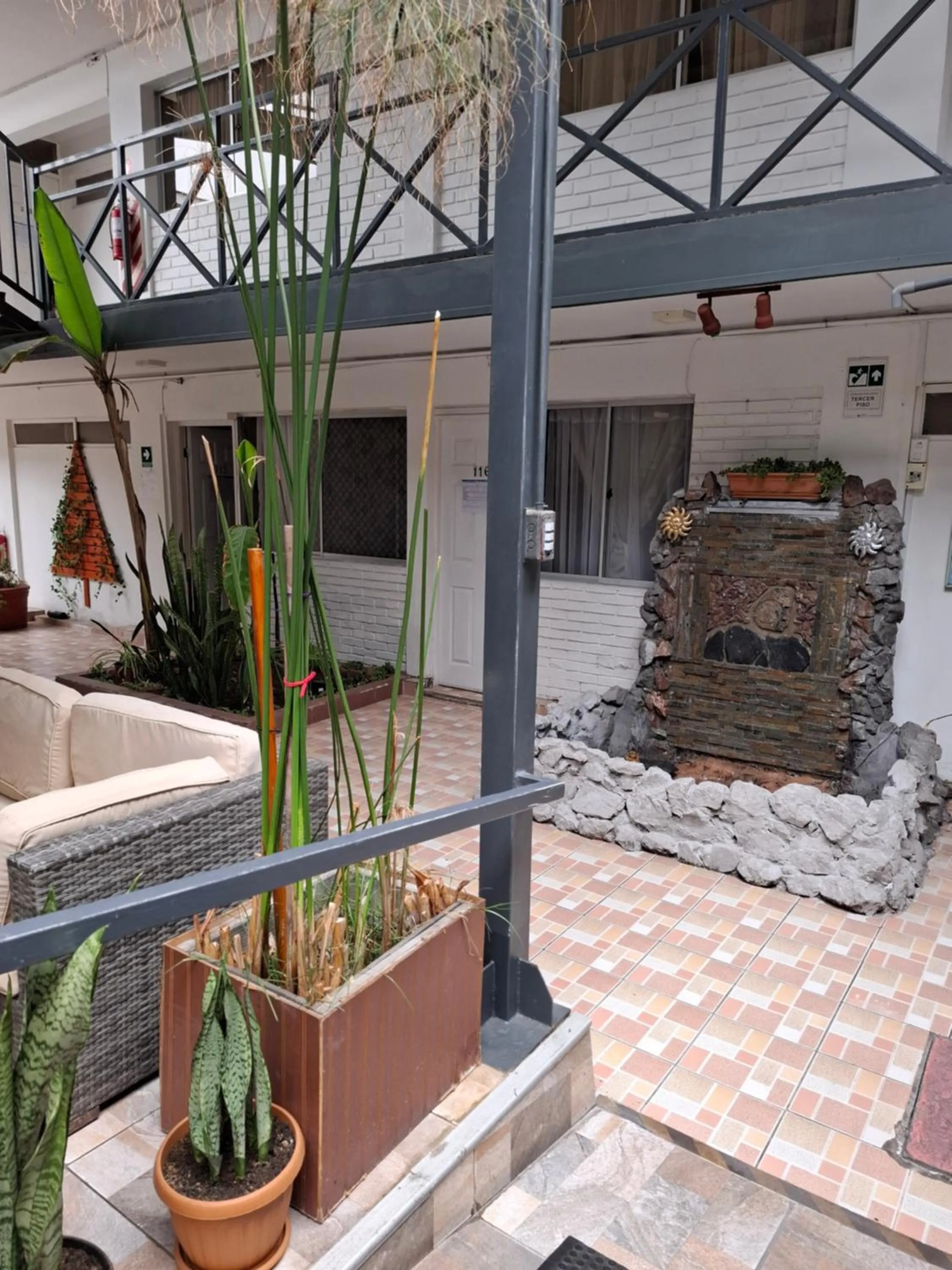 Patio in Hotel las Dunas