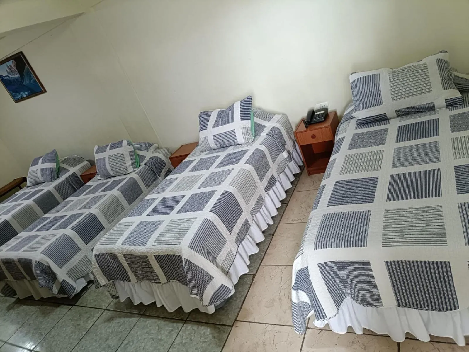 Bed in Hotel las Dunas