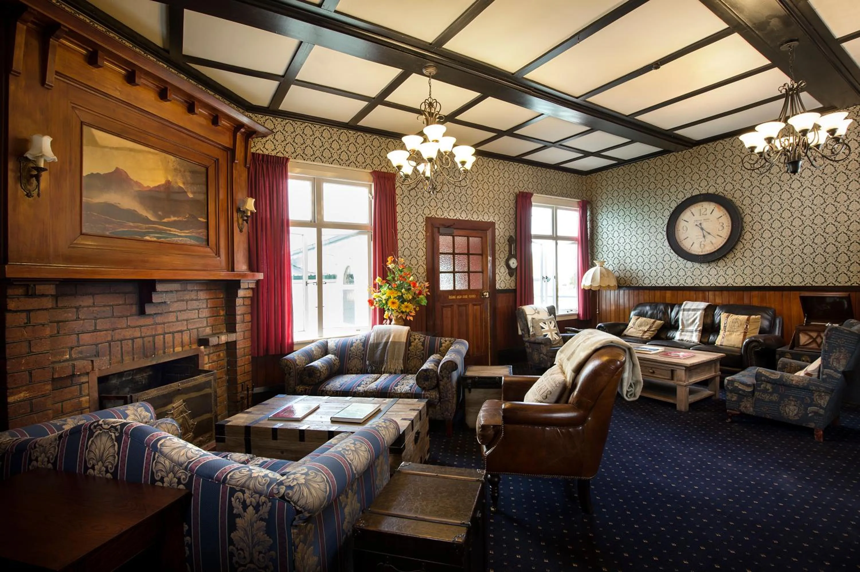 Lobby or reception in Okoroire Hot Springs Hotel