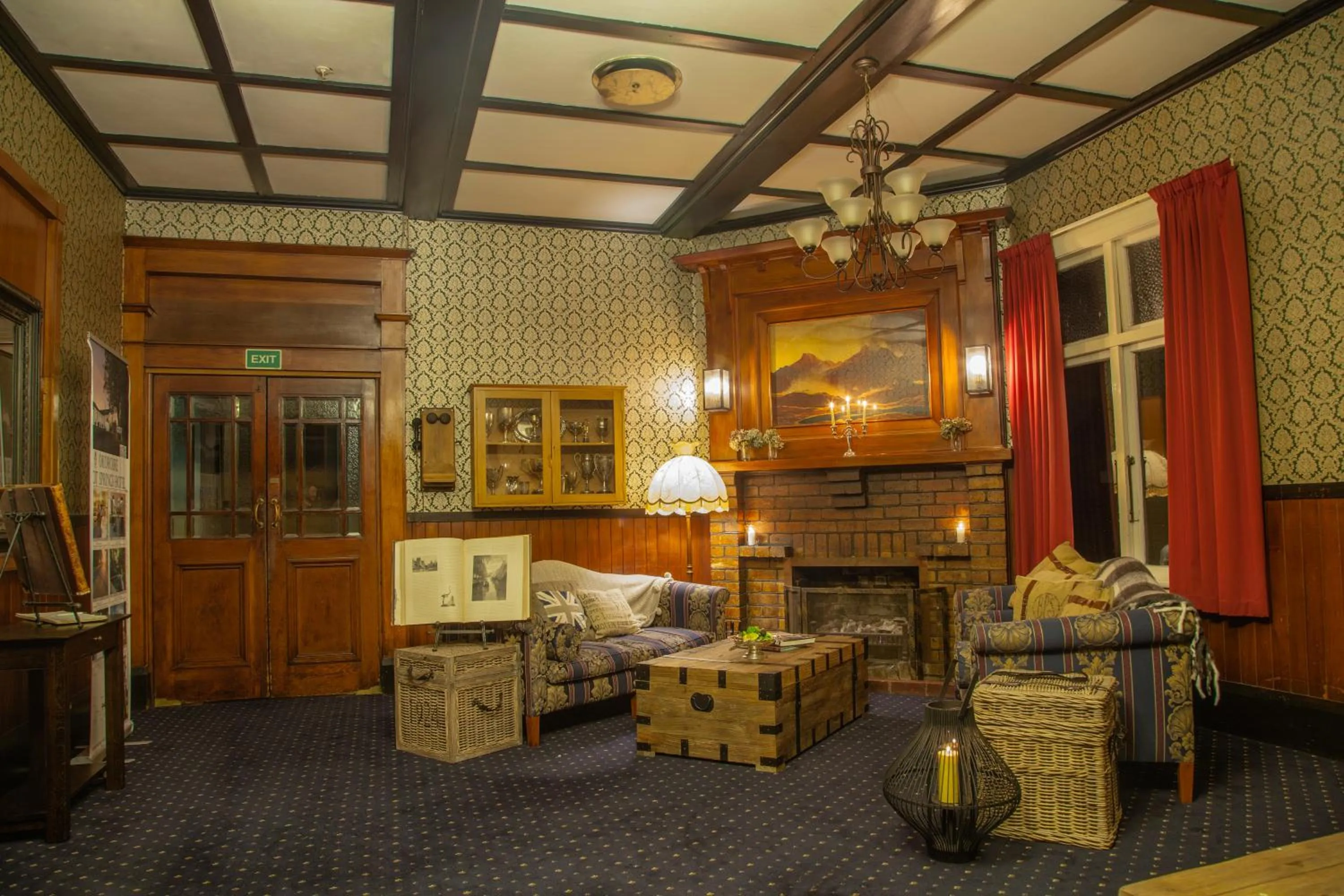 Lobby or reception in Okoroire Hot Springs Hotel