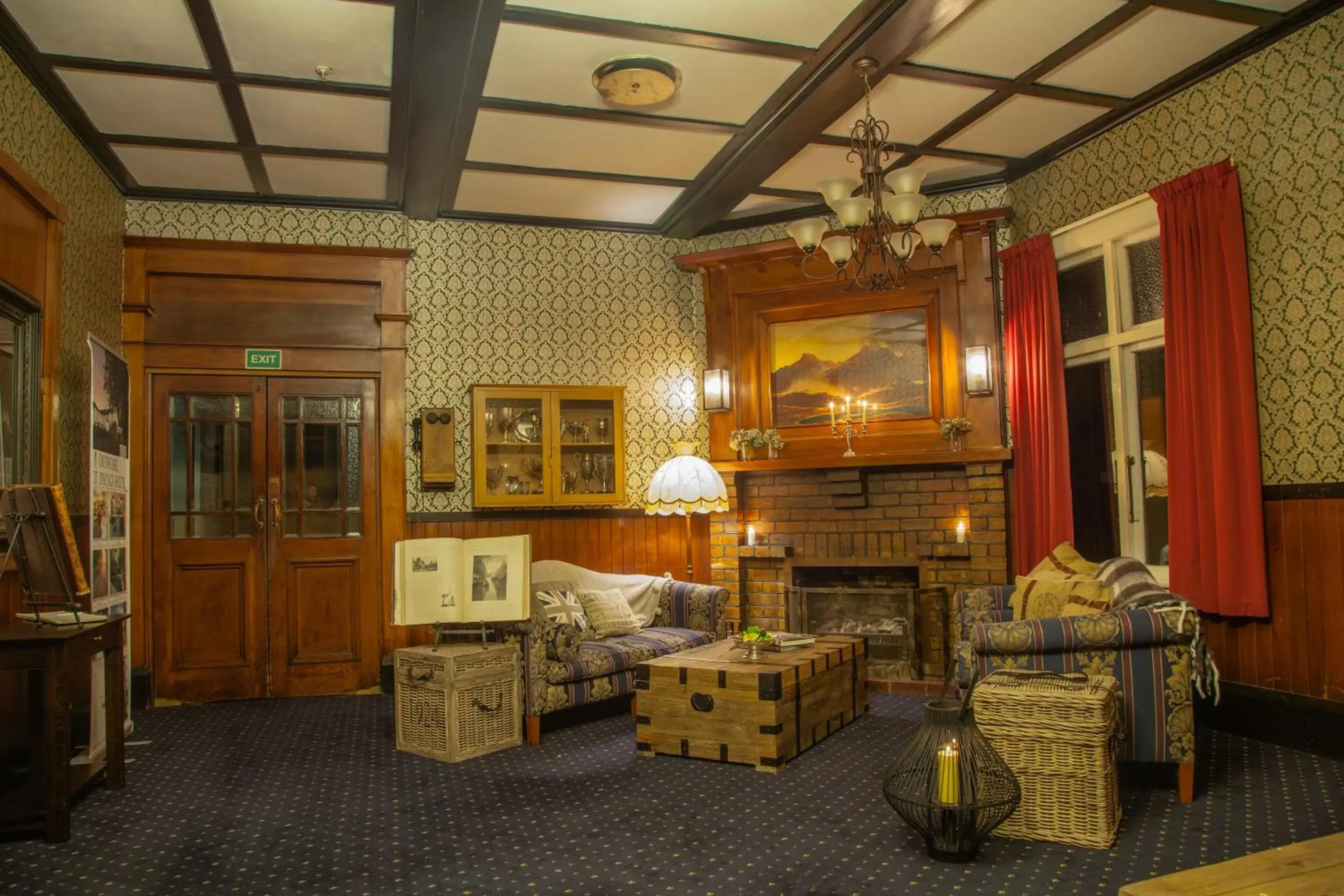 Lobby or reception in Okoroire Hot Springs Hotel Lobby or reception in Okoroire Hot Springs Hotel