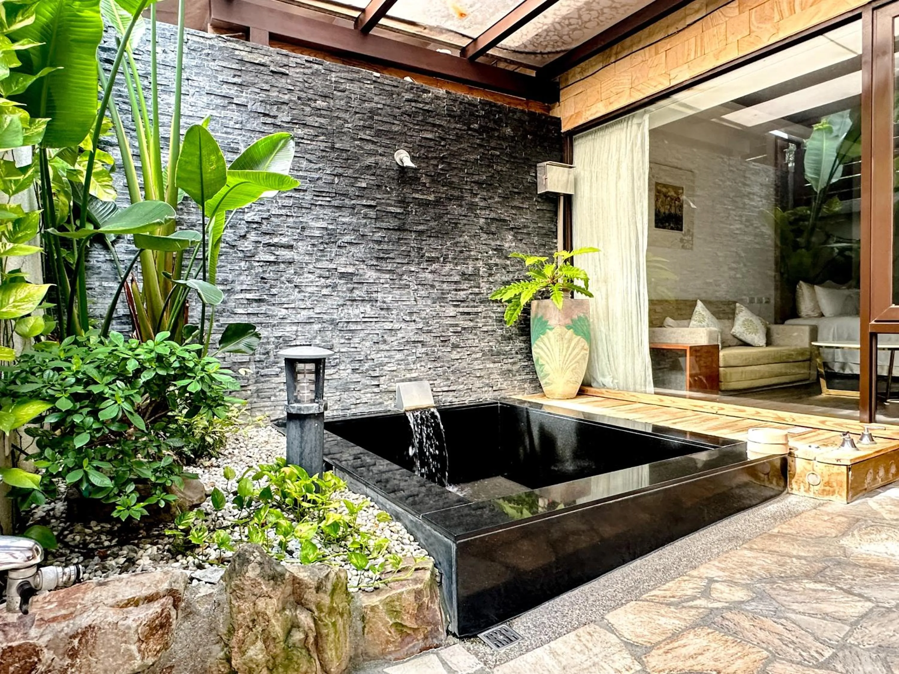 Patio in Yage Hotspring House