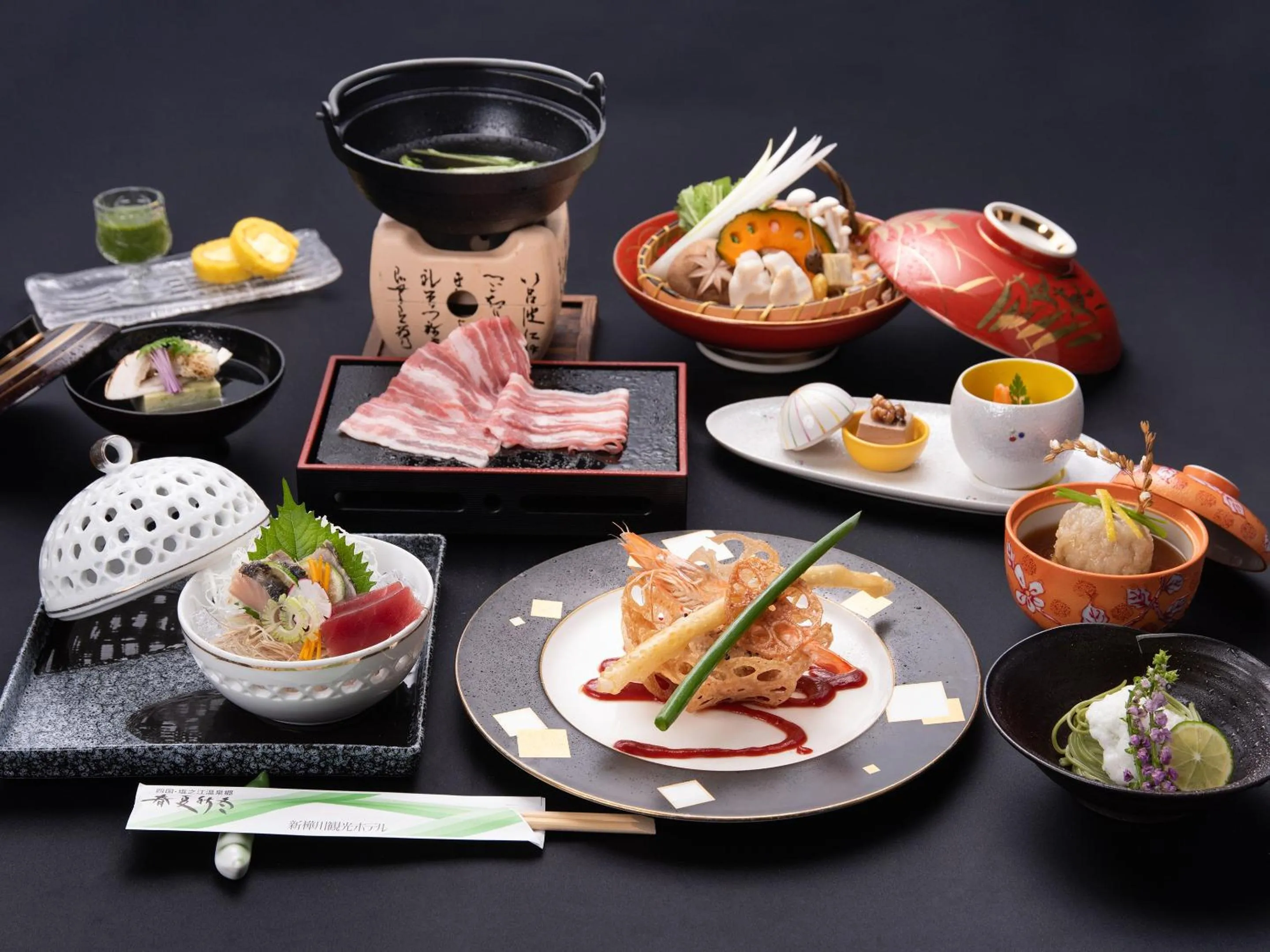 Dinner in Shin Kabakawa Kanko Hotel