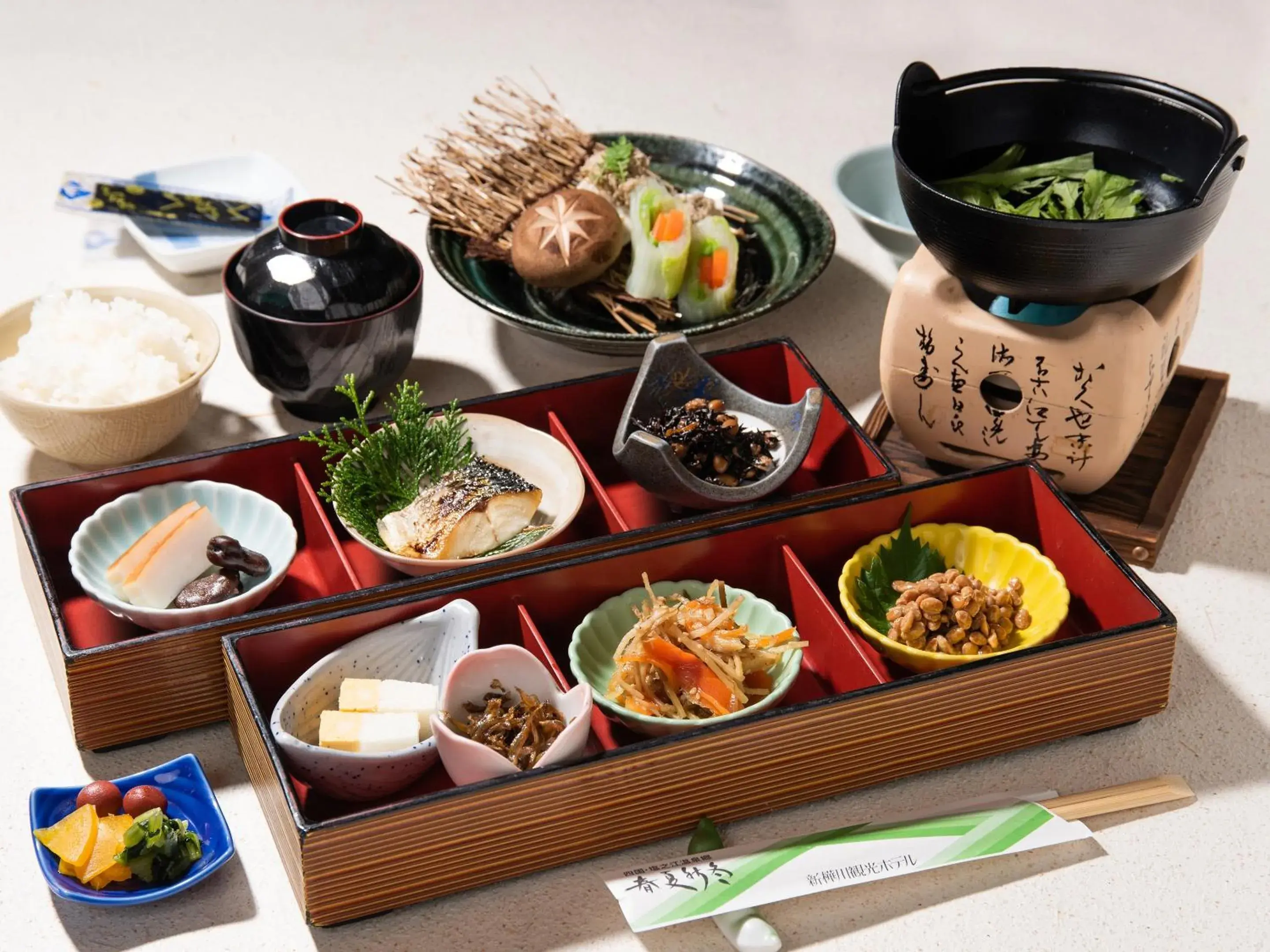 Breakfast in Shin Kabakawa Kanko Hotel Breakfast in Shin Kabakawa Kanko Hotel